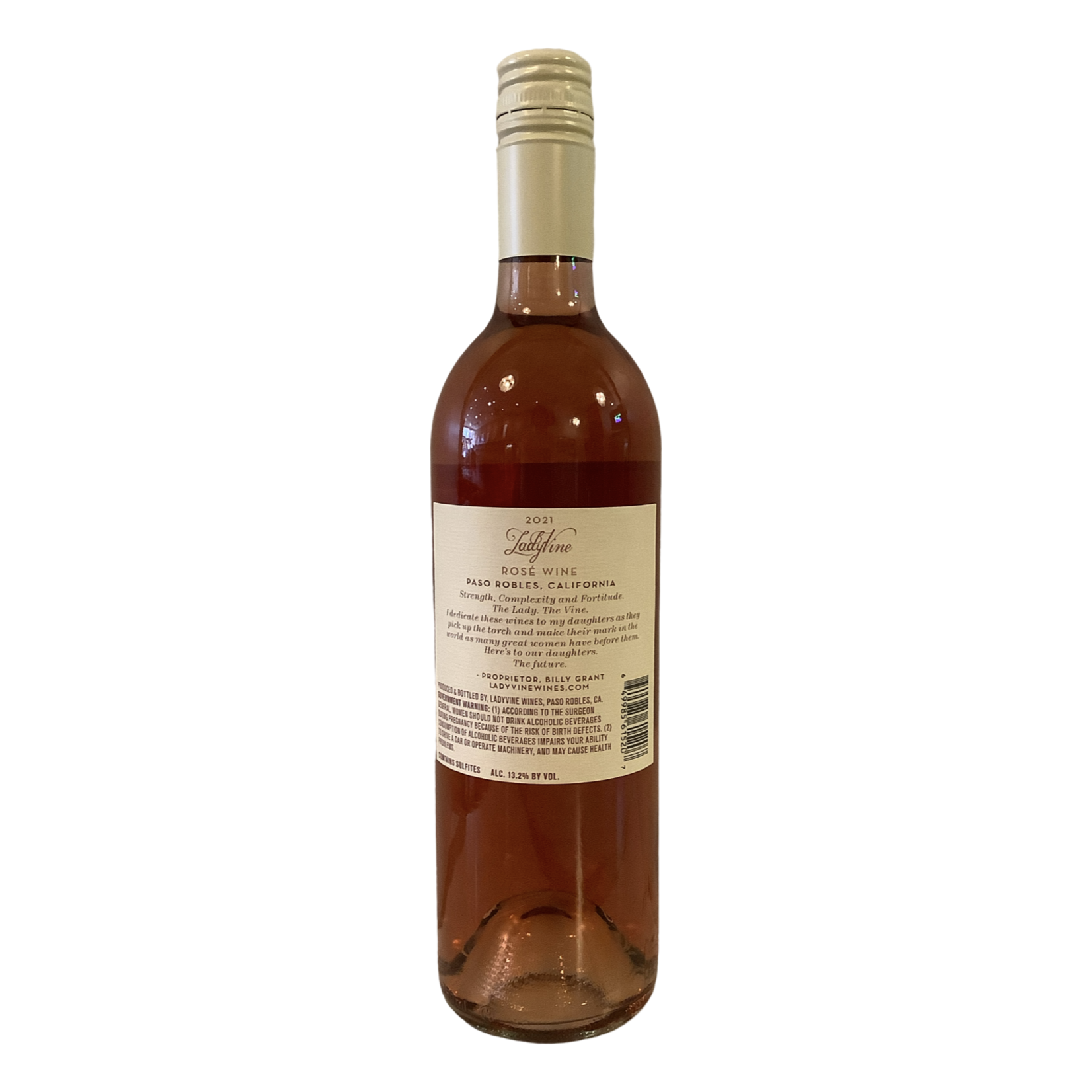 2021 LadyVine GSM Rosé, Paso Robles CA