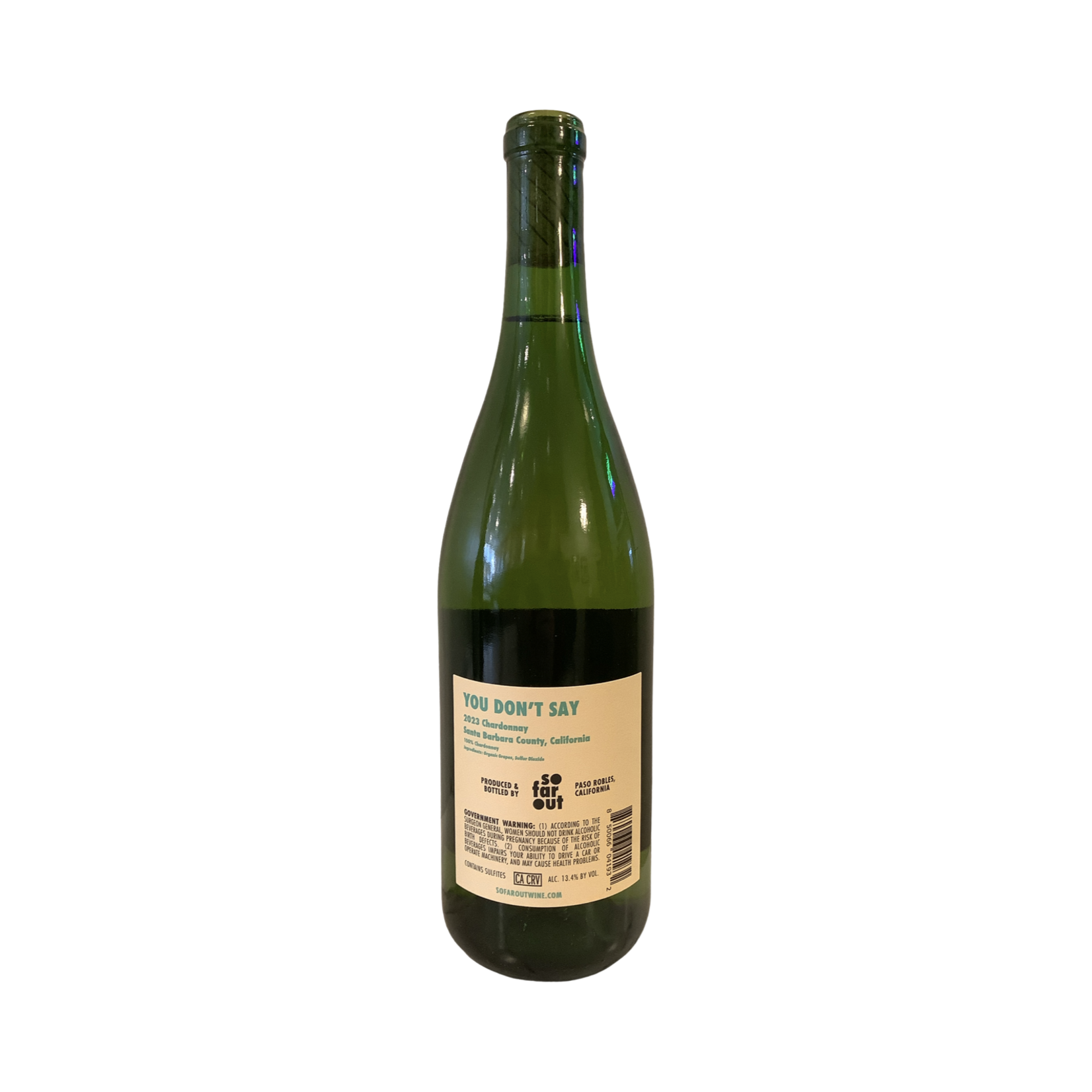 2023 Field Recordings So Far Out "You Don't Say" Chardonnay, Santa Barbara County CA