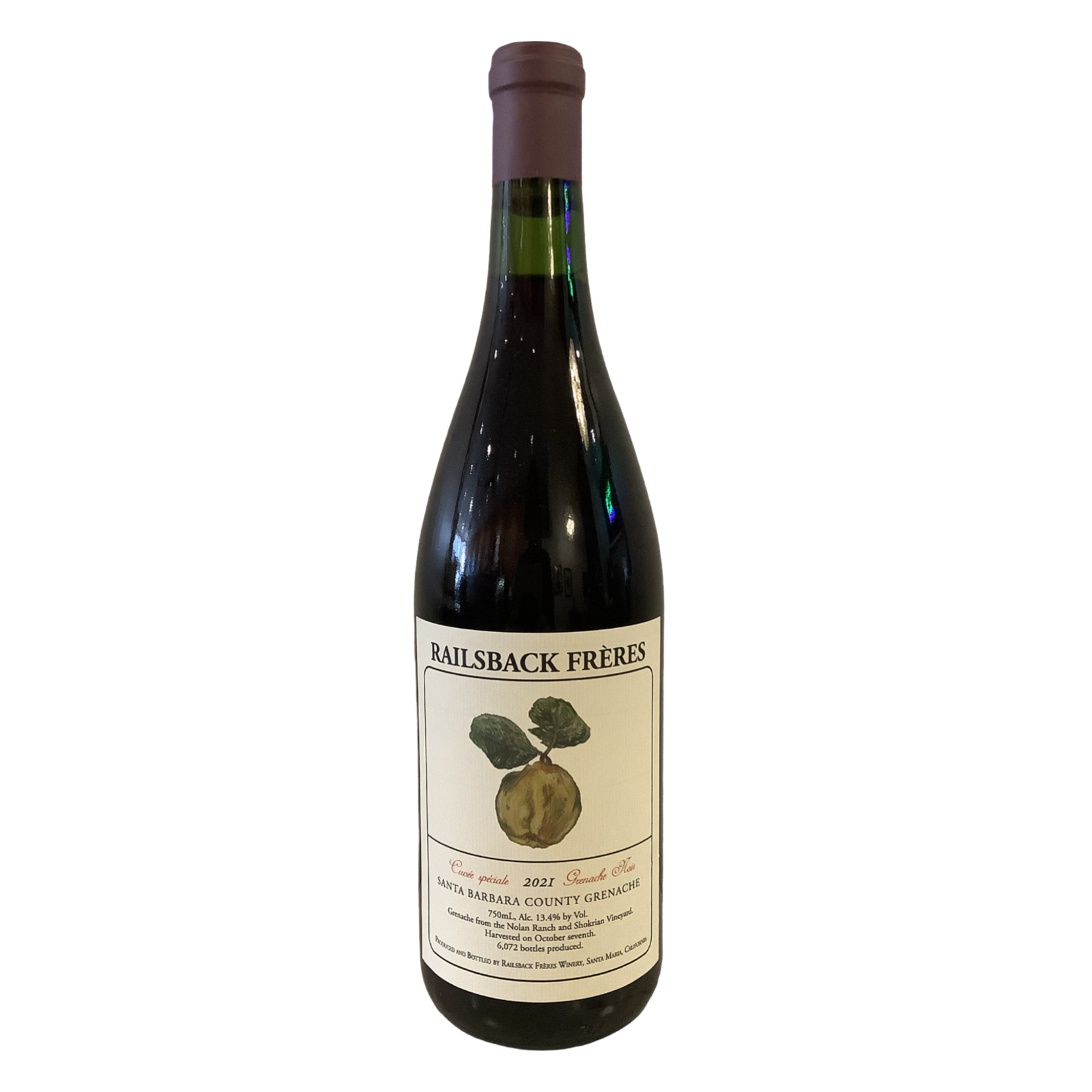 2021 Railsback Frères Grenache Noir, Santa Barbara County CA