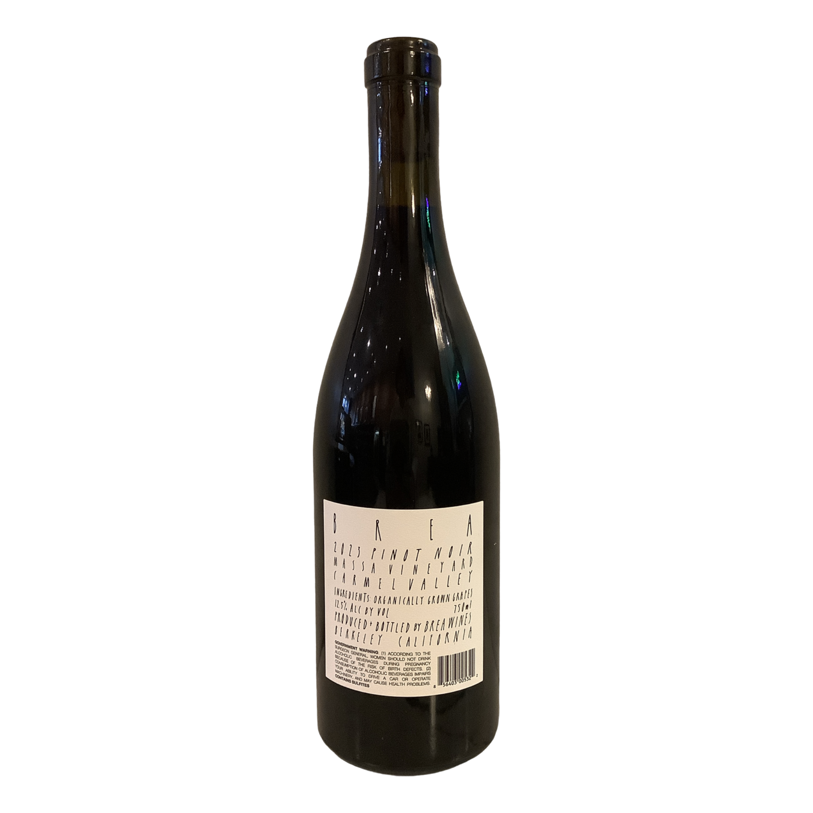 2023 Brea "Massa Vineyard" Pinot Noir, Carmel Valley CA