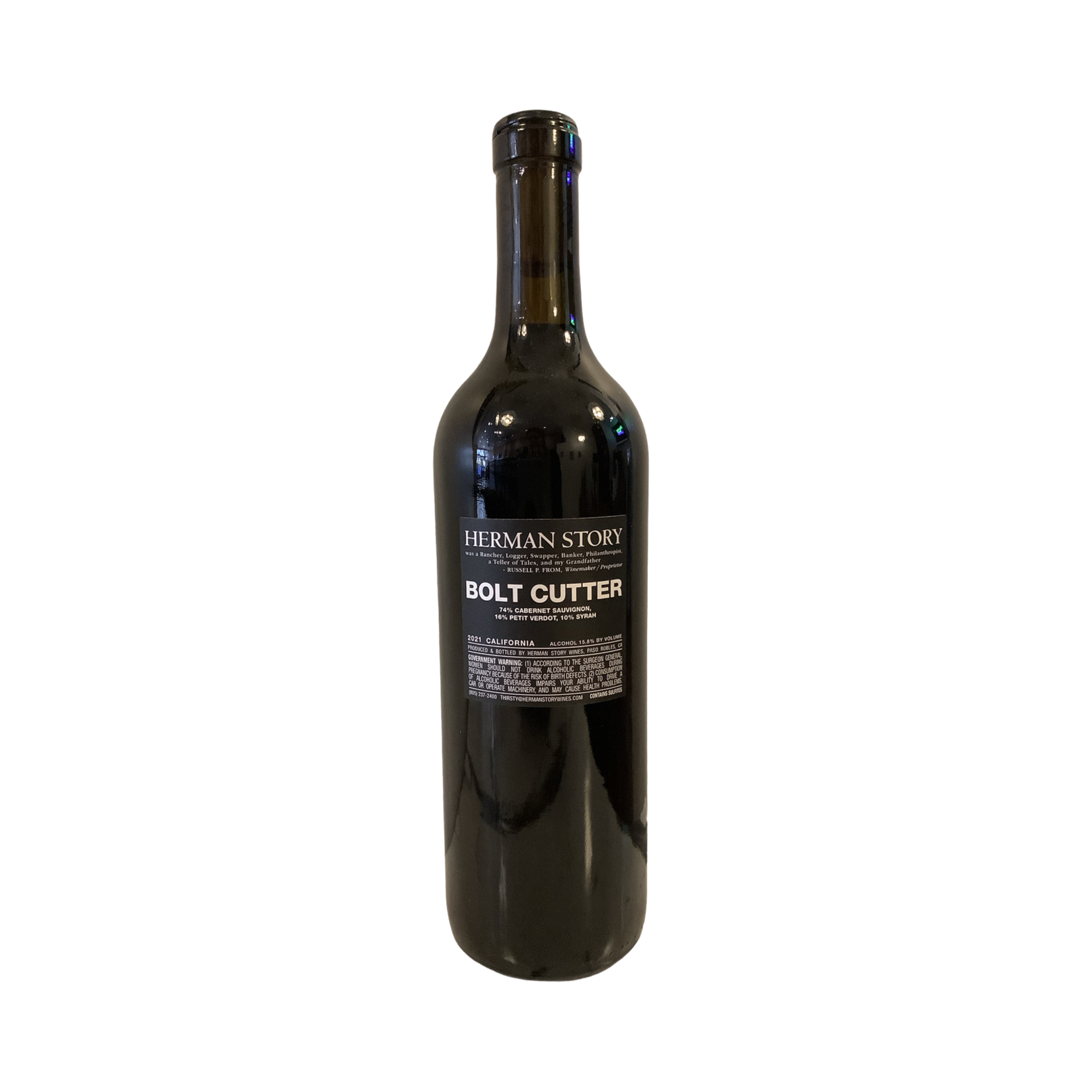 2021 Herman Story “Bolt Cutter” Cabernet Sauvignon Blend, Paso Robles CA