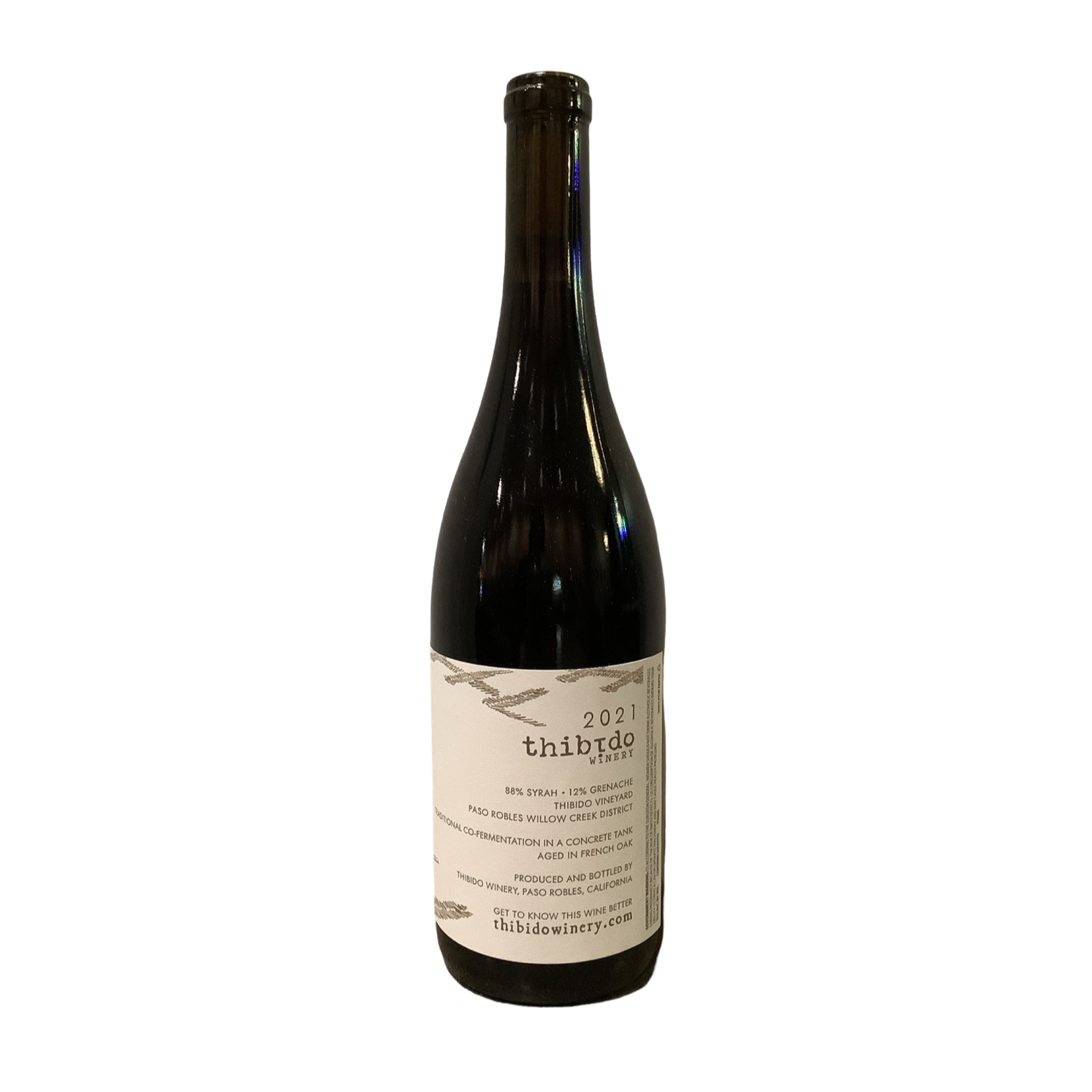 2021 Thibido "Future Crossings" Syrah / Grenache Blend, Paso Robles CA