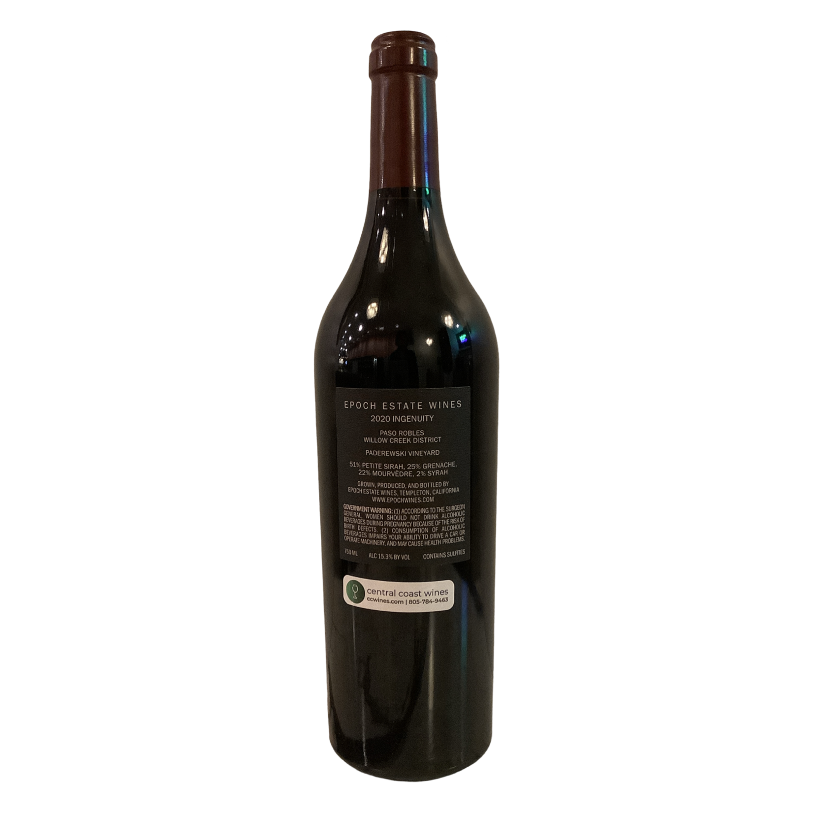 2020 Epoch "Ingenuity" Red Rhône Blend, Willow Creek District | Paso Robles, CA