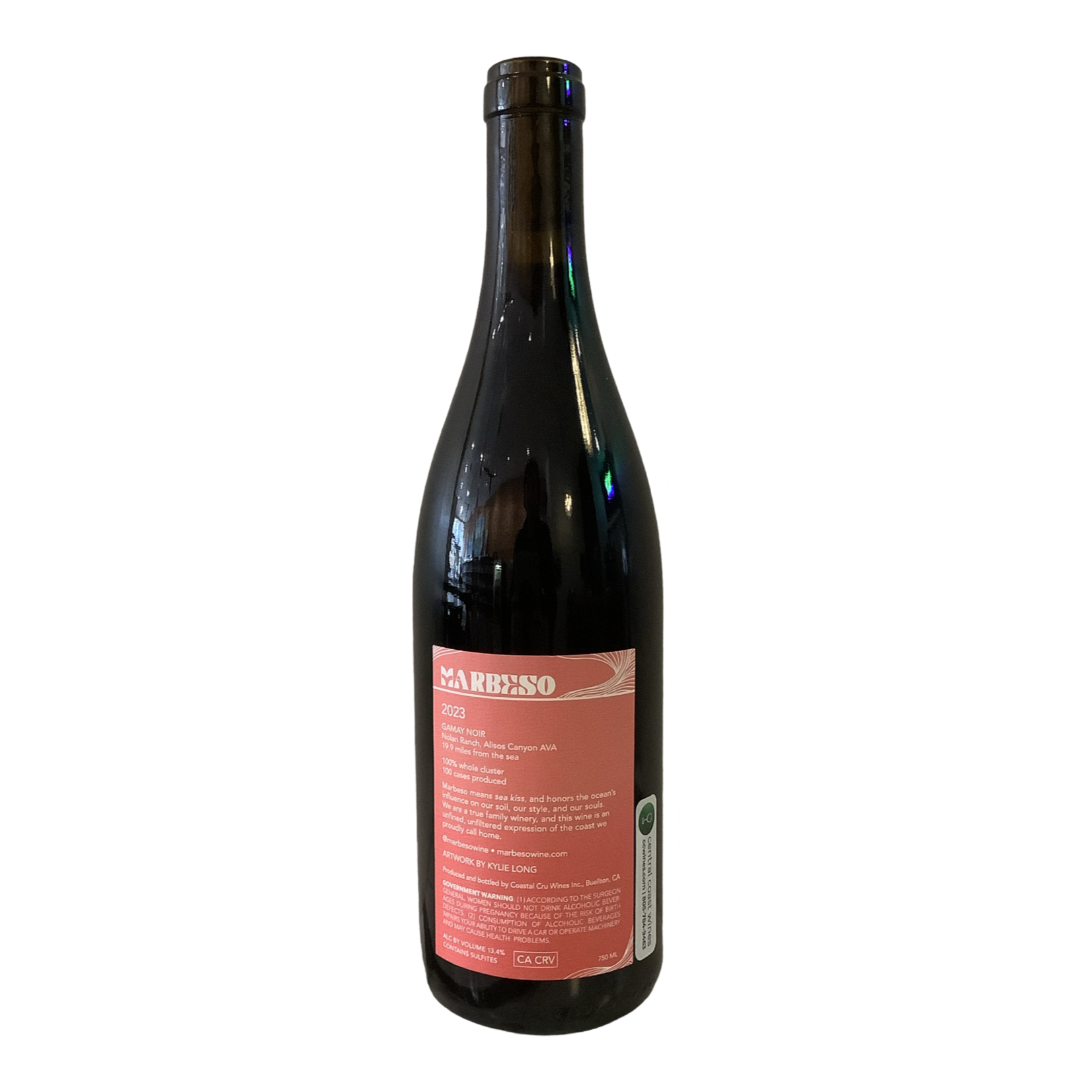 2023 MarBeso "Nolan Ranch" Gamay Noir, Alisos Canyon CA