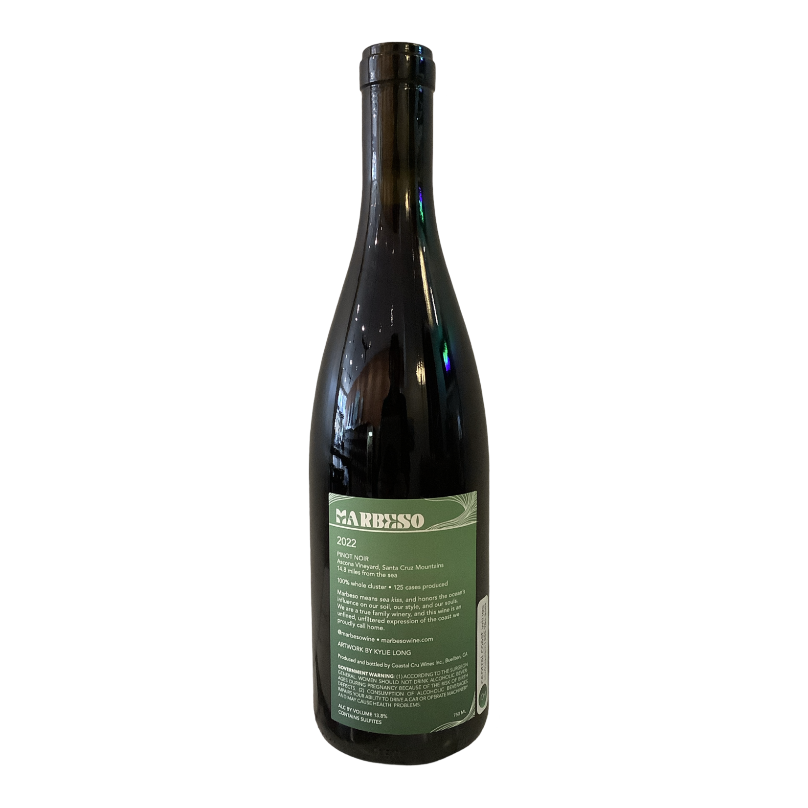 2022 MarBeso "Ascona Vineyard" Pinot Noir, Santa Cruz Mountains CA