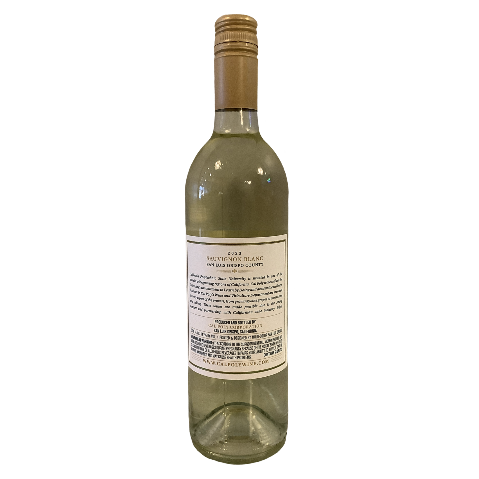 2023 Cal Poly Sauvignon Blanc, San Luis Obispo County CA