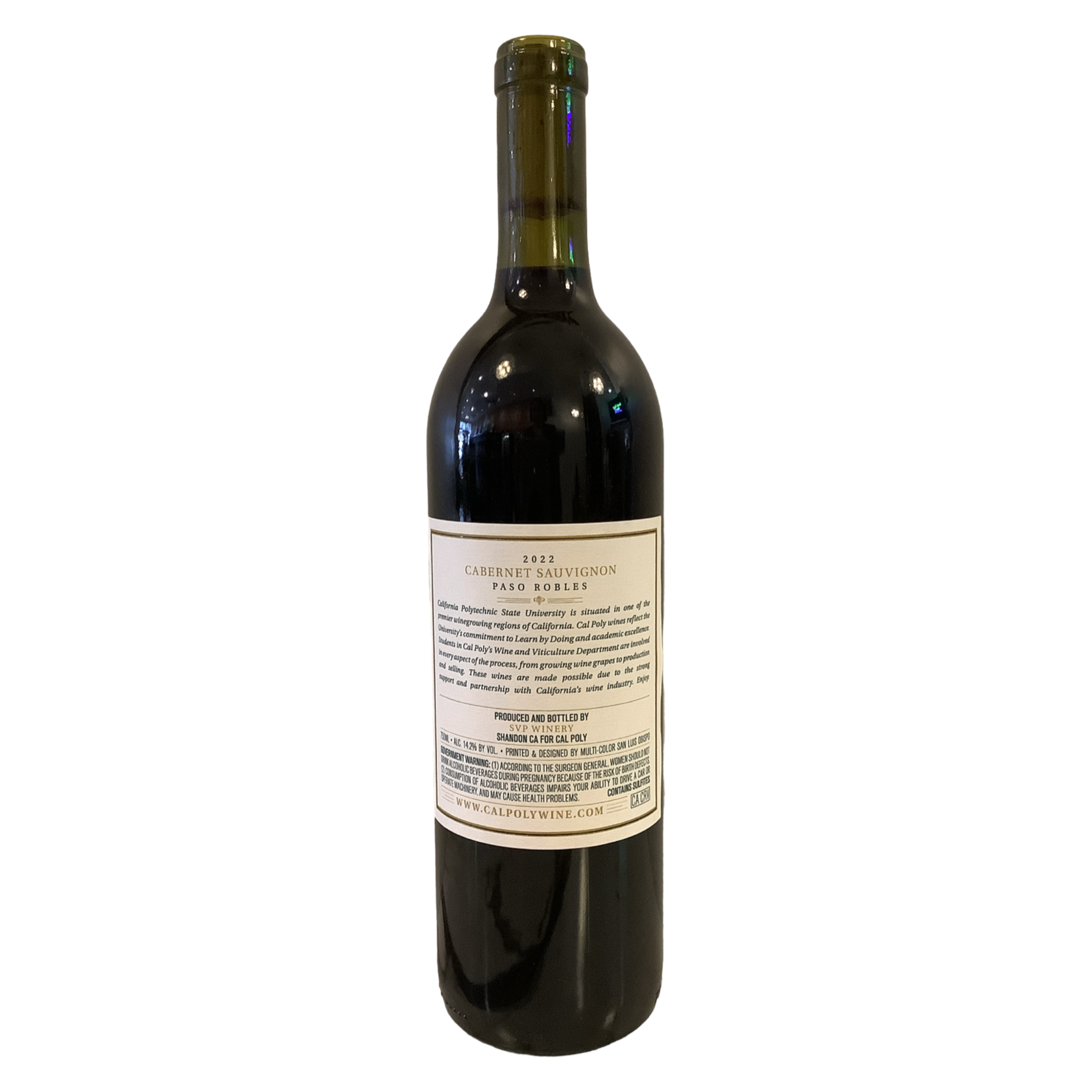 2022 Cal Poly Cabernet Sauvignon, Paso Robles CA