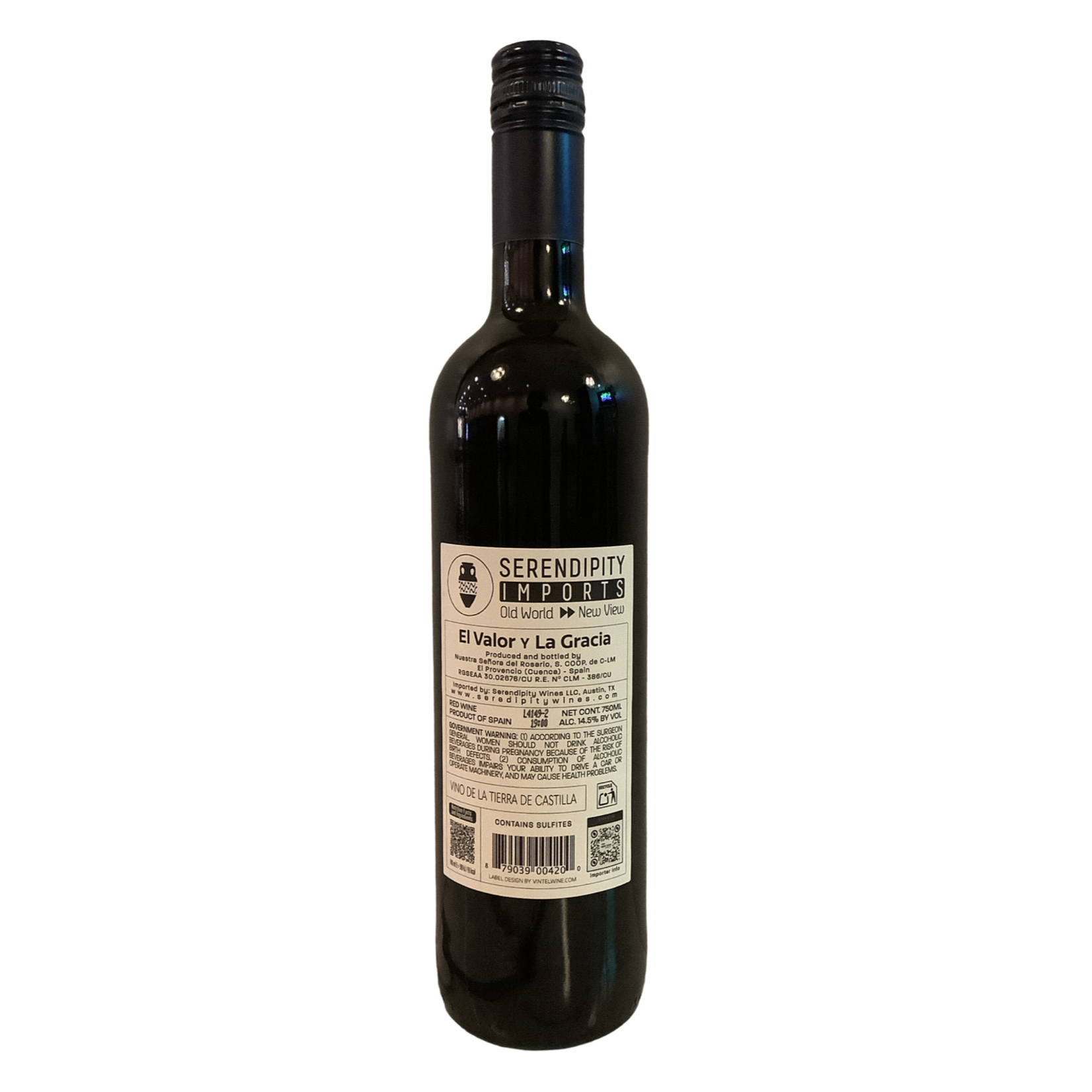 2023 El Valor y La Gracia Tempranillo, Spain