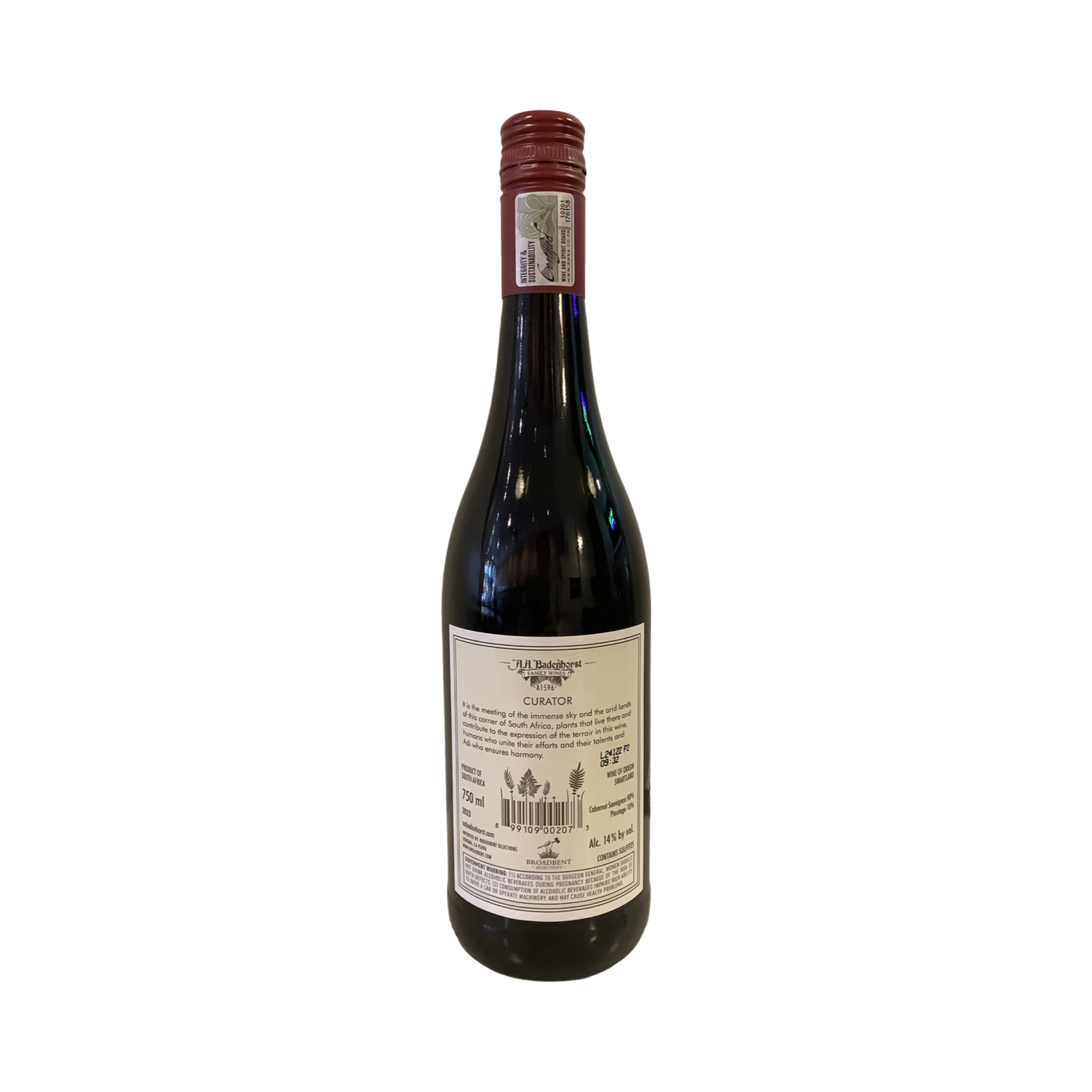 2023 The Curator Red Wine, South Africa