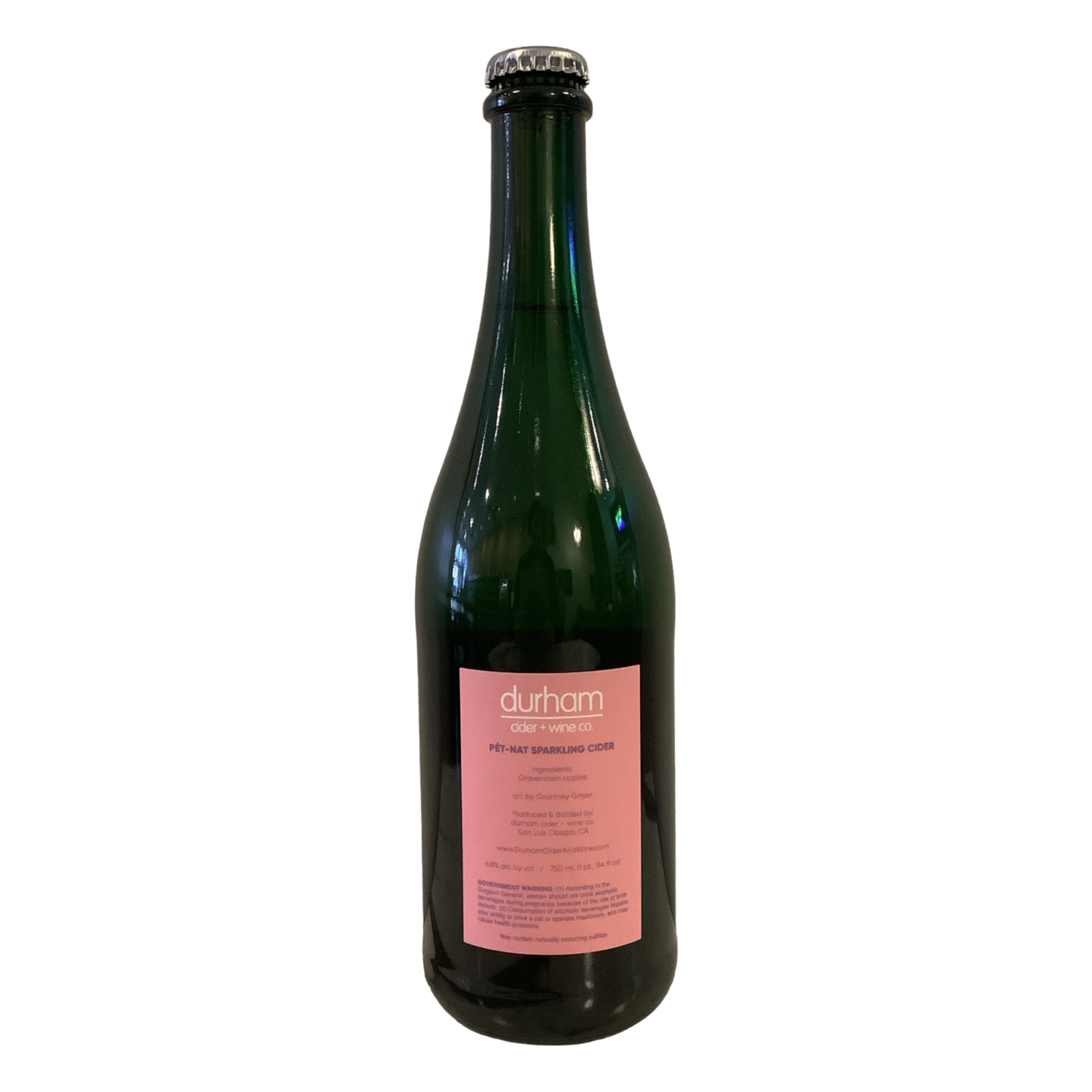 2023 Durham "Pressed Love" Pét-Nat Sparkling Cider (750 ml), San Luis Obispo CA