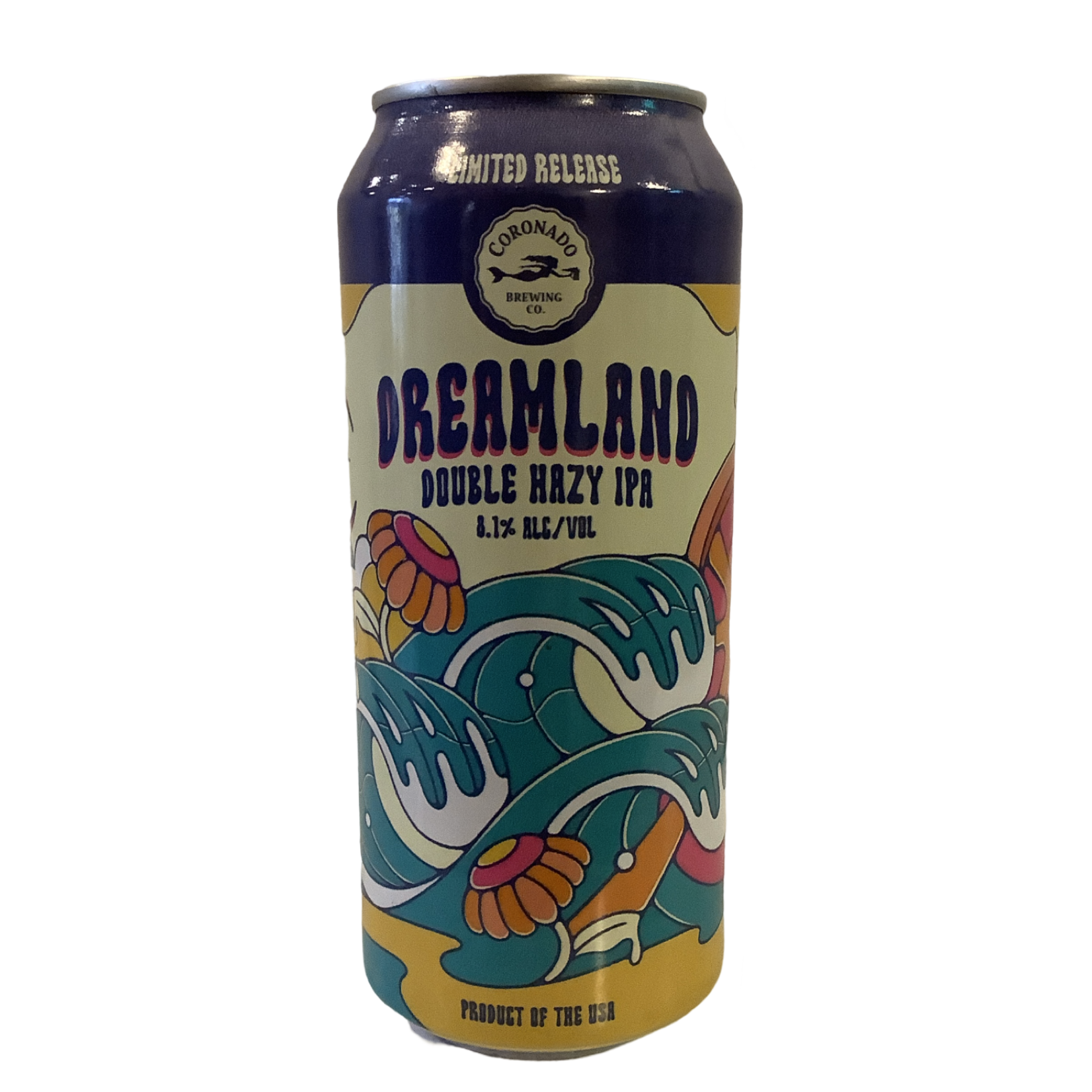 Coronado Brewing Co "Dreamland" Double Hazy IPA (16 OZ), Coronado CA