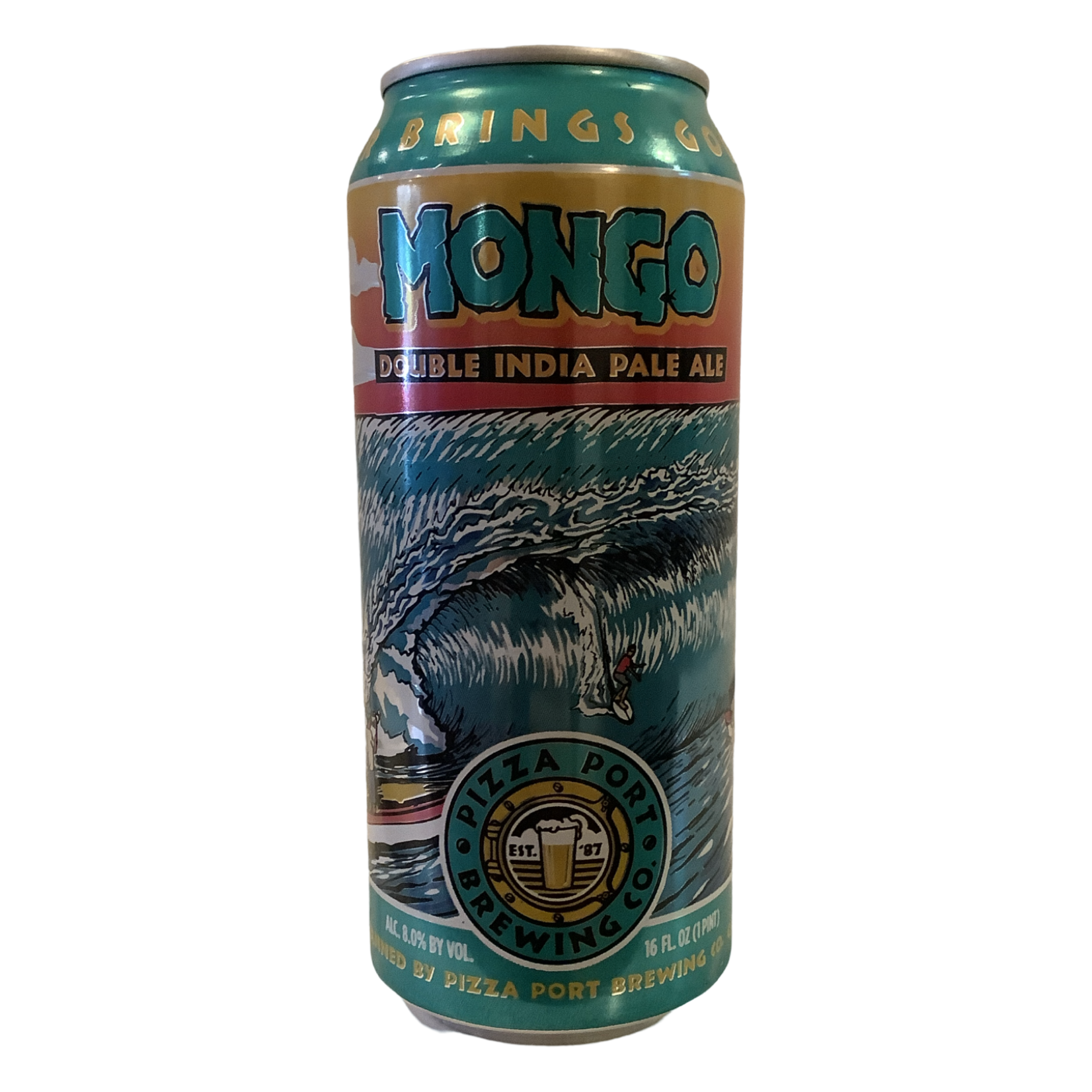 Pizza Port Brewing Co "MONGO" DIPA (16 OZ), Carlsbad CA