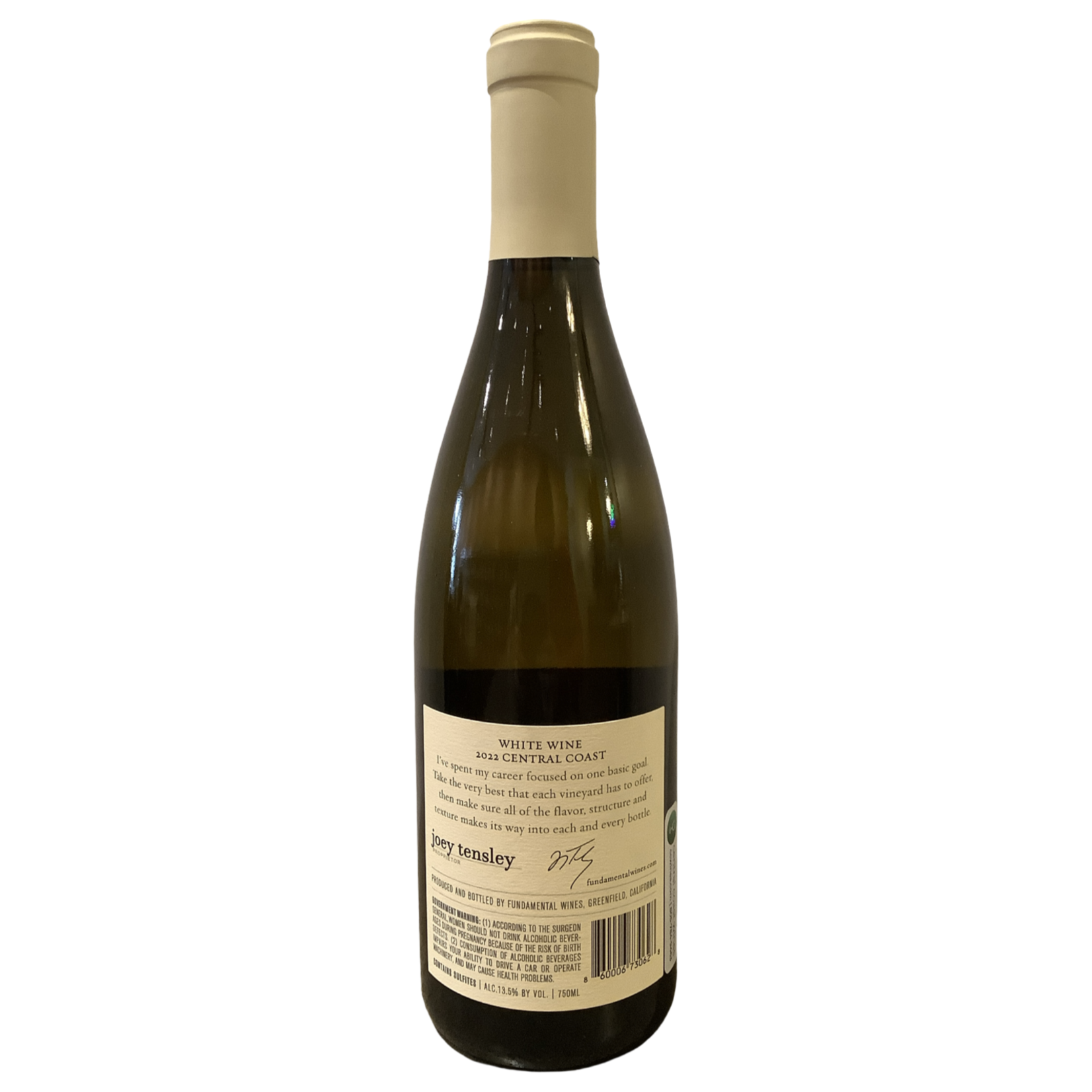 2022 Tensley “Fundamental” White Blend, Central Coast CA