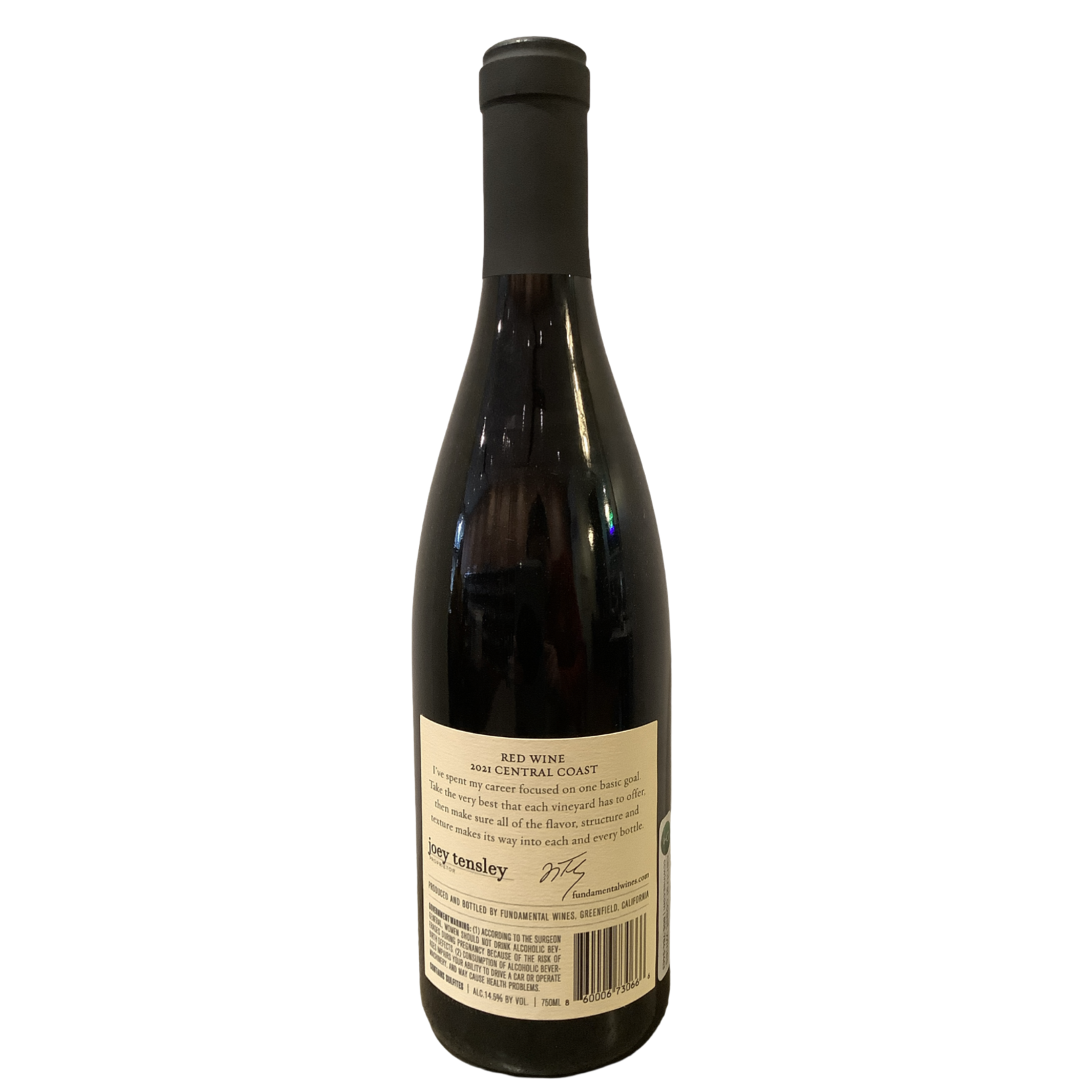 2021 Tensley “Fundamental”  Red Blend, Central Coast CA