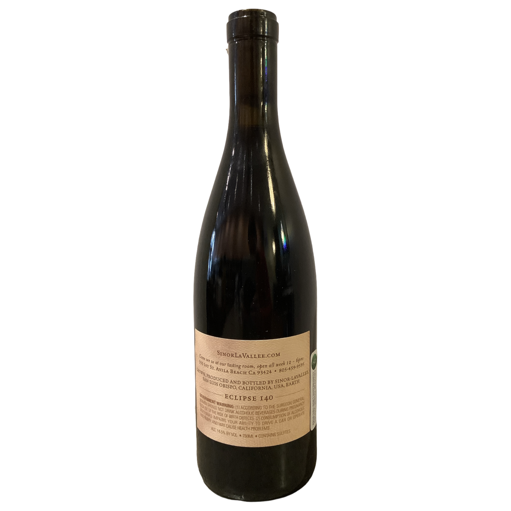 2021 Sinor-La Vallee "Estate" Syrah, San Luis Obispo Coast CA