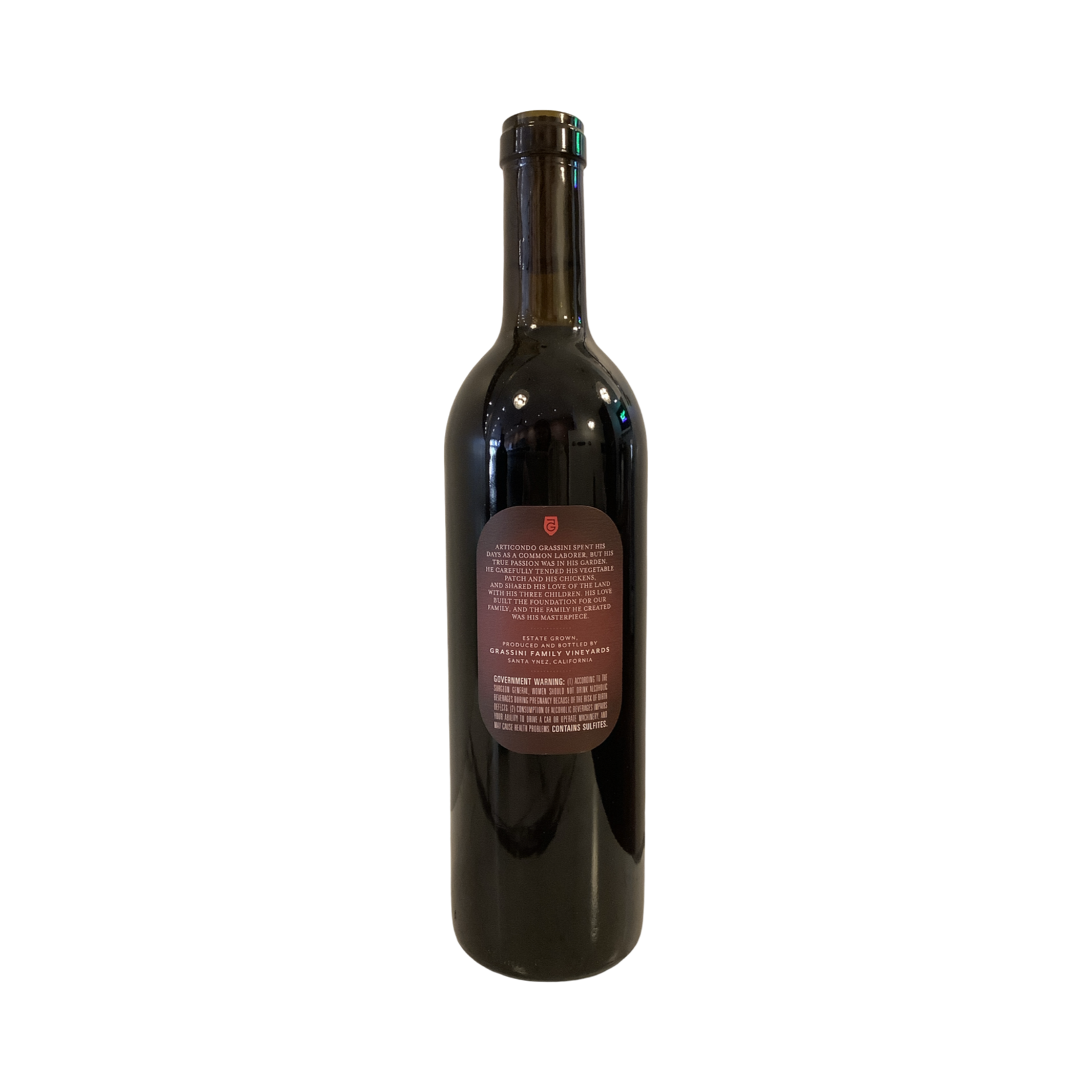 2023 Grassini "Articondo" Cabernet Sauvignon, Happy Canyon CA