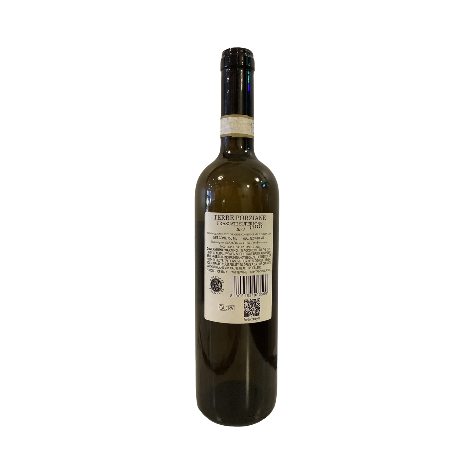 2024 Terre Porziane Frascati Superiore, Lazio | Italy