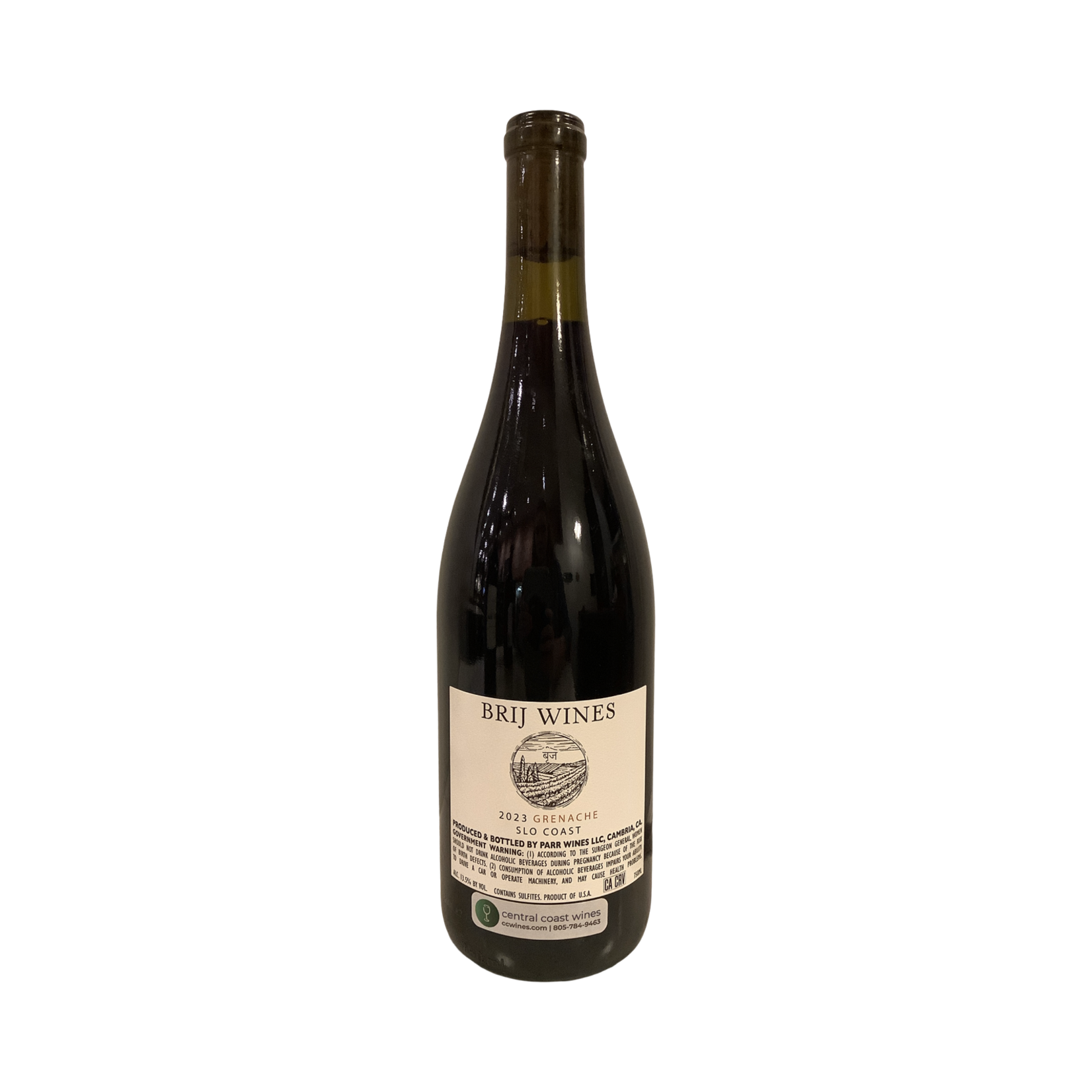 2023 Brij Grenache, SLO Coast CA