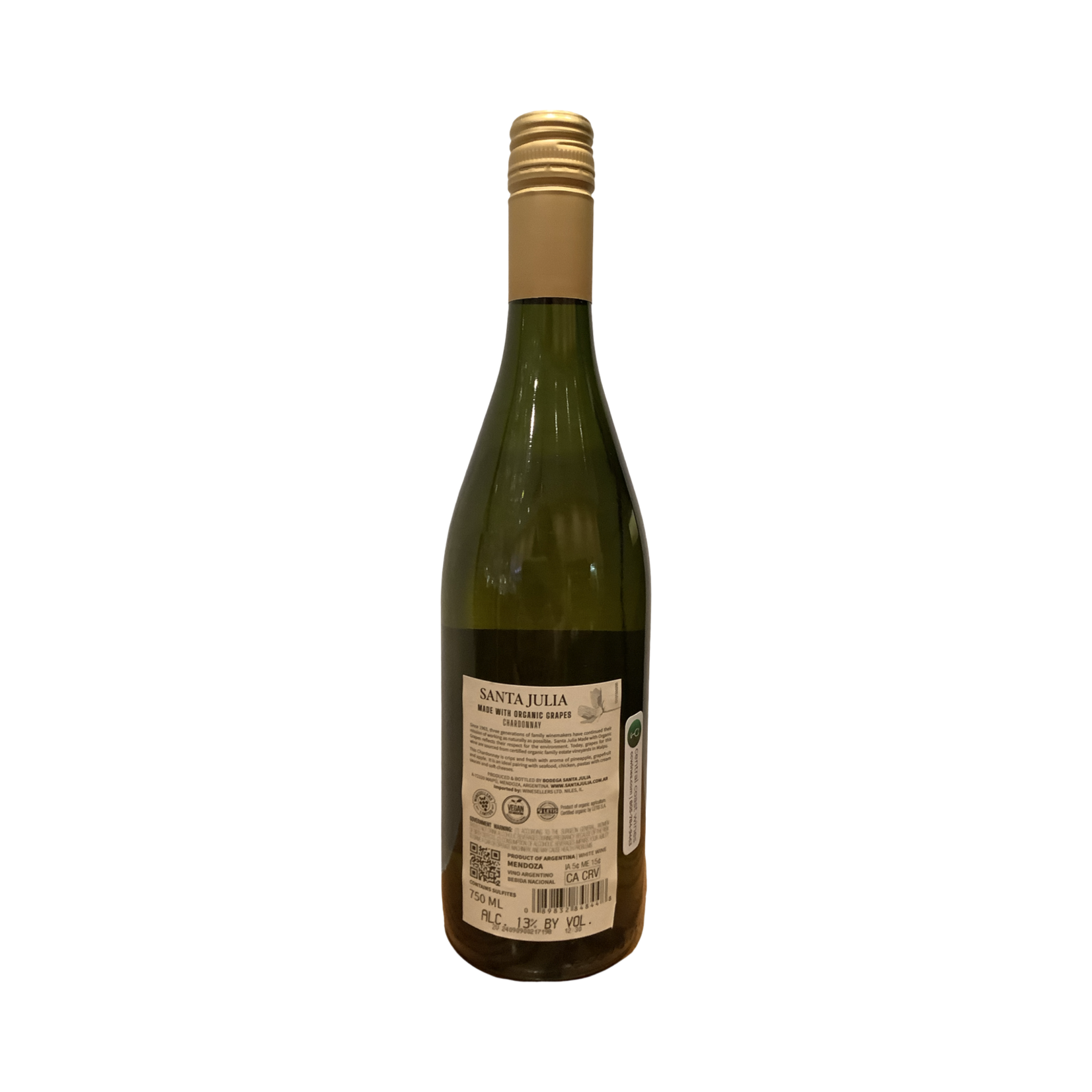 2024 Santa Julia Organica Chardonnay, Argentina