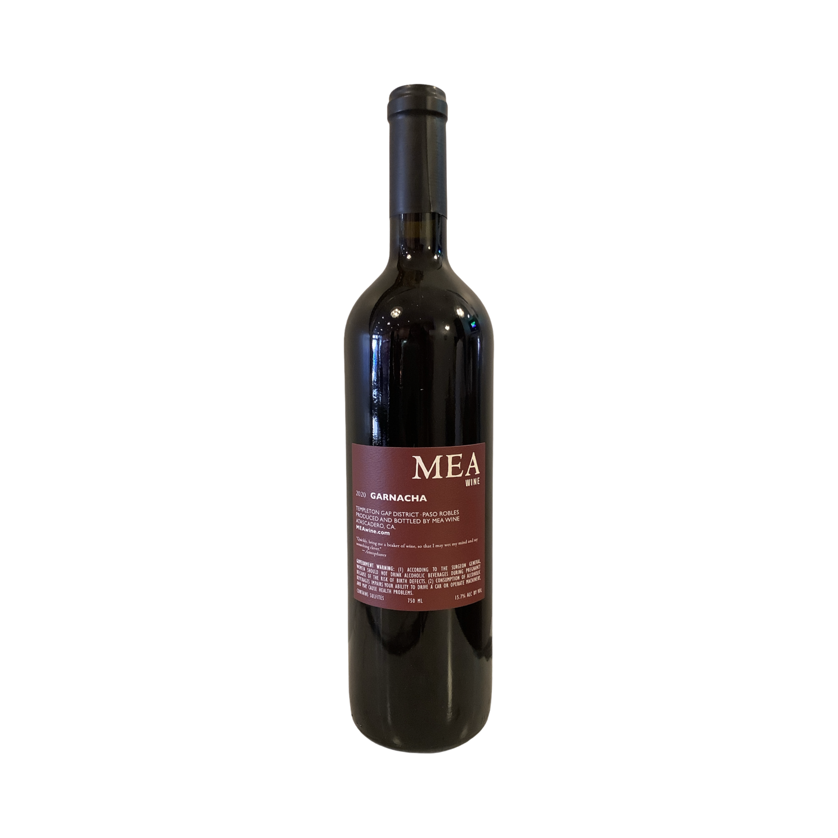 2020 MEA Garnacha, Paso Robles CA