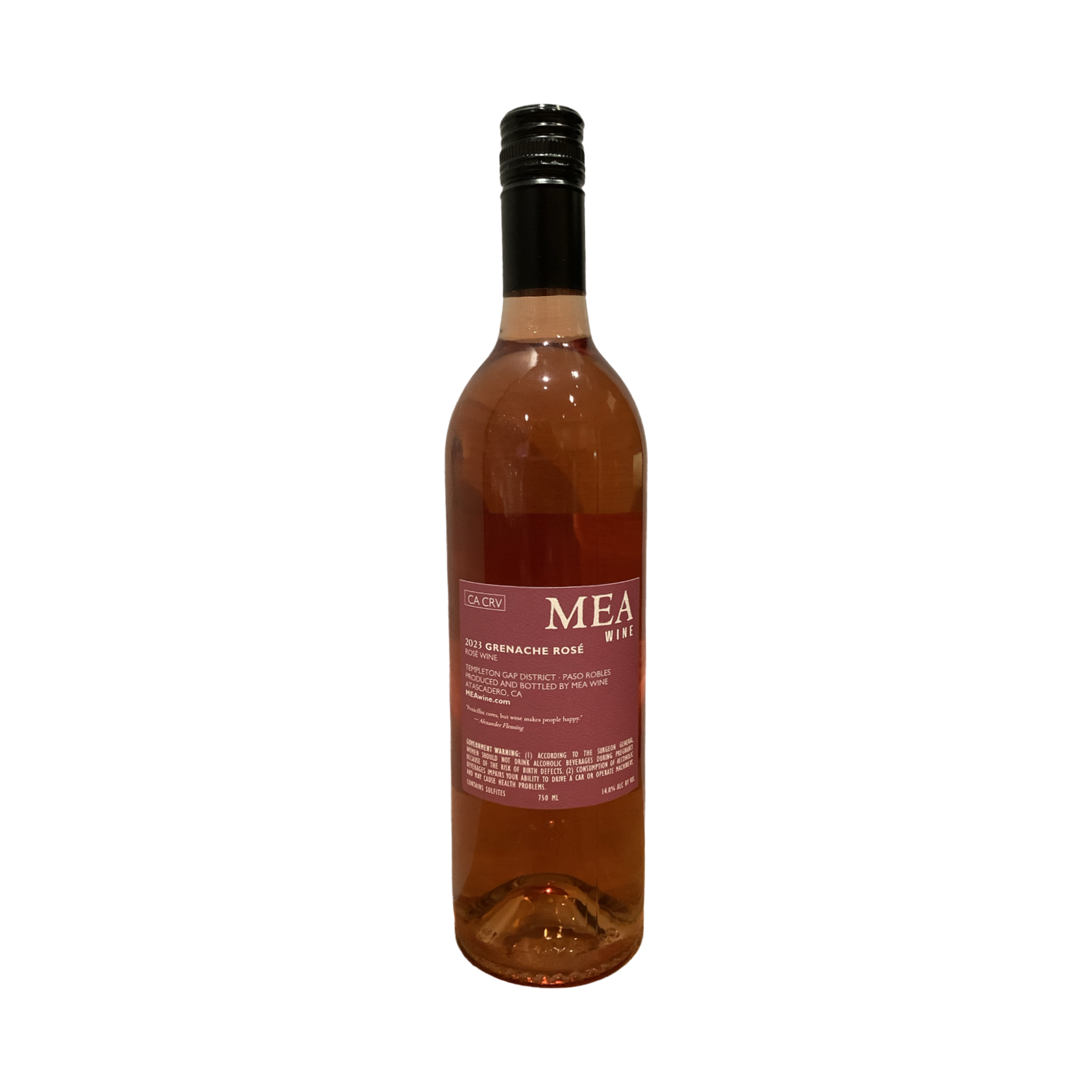 2023 MEA Rosé of Grenache, Paso Robles CA