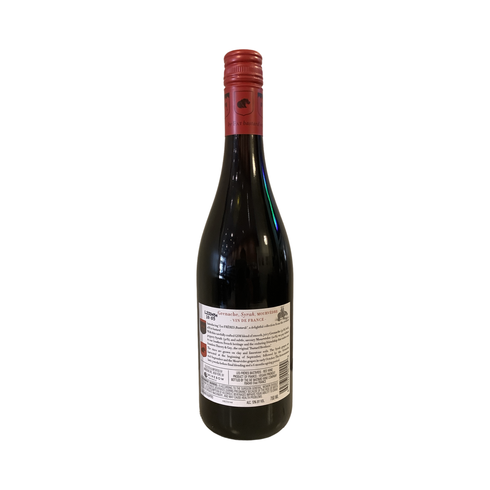 2022 Les Freres Bastards Red Blend, France