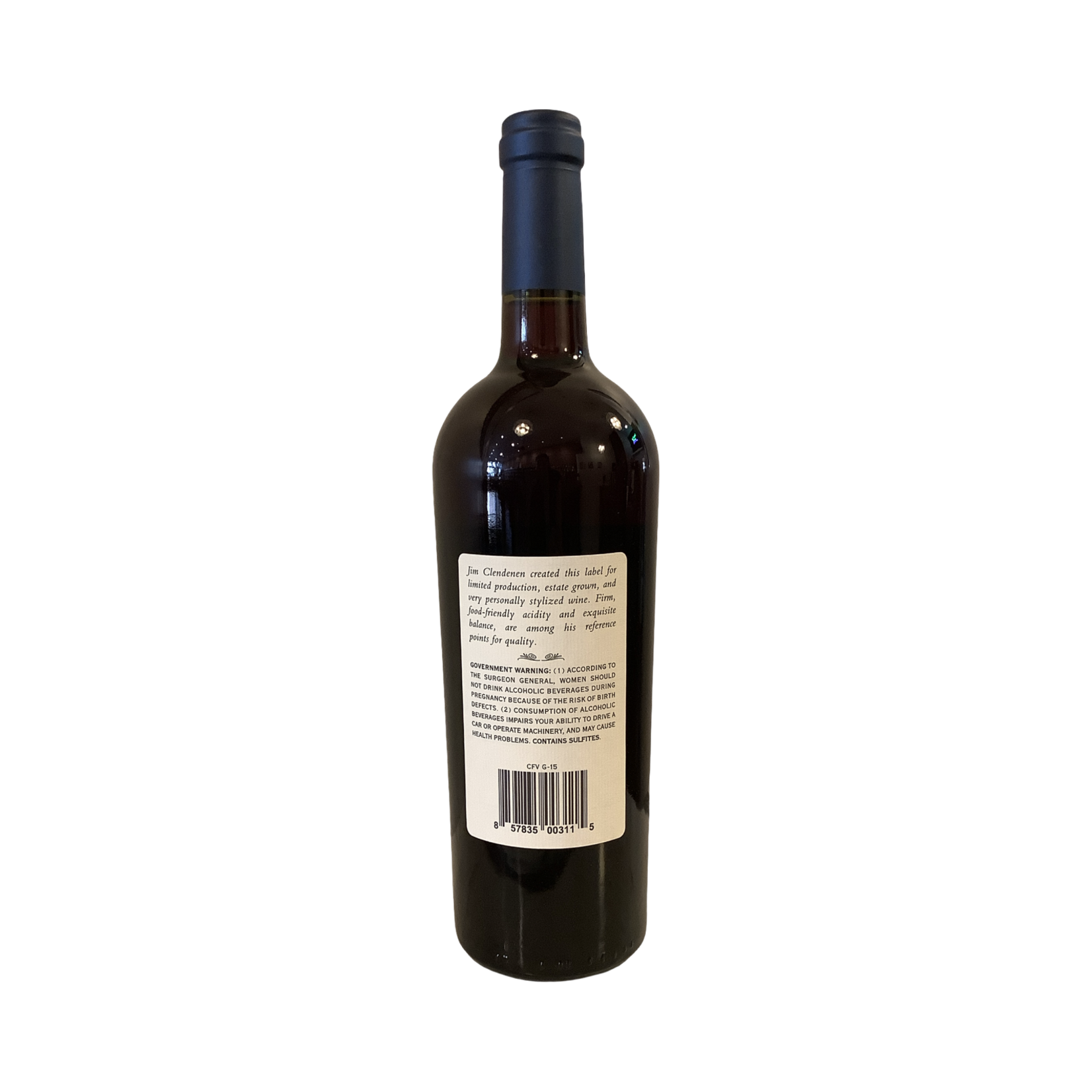 2020 Clendenen Family Vineyard G15 Valdiguie, Santa Barbara CA
