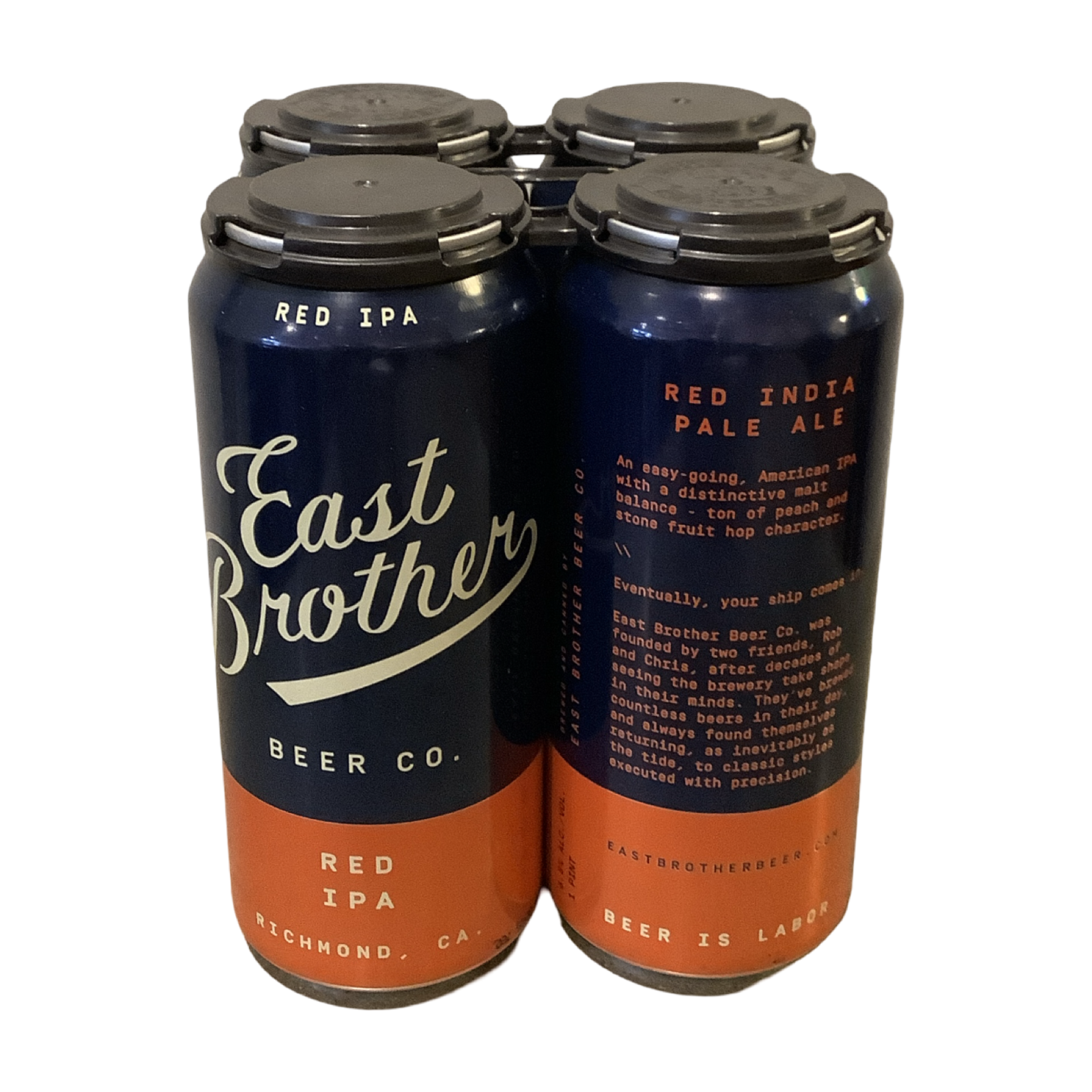 East Brother Red IPA (16 OZ), Richmond CA