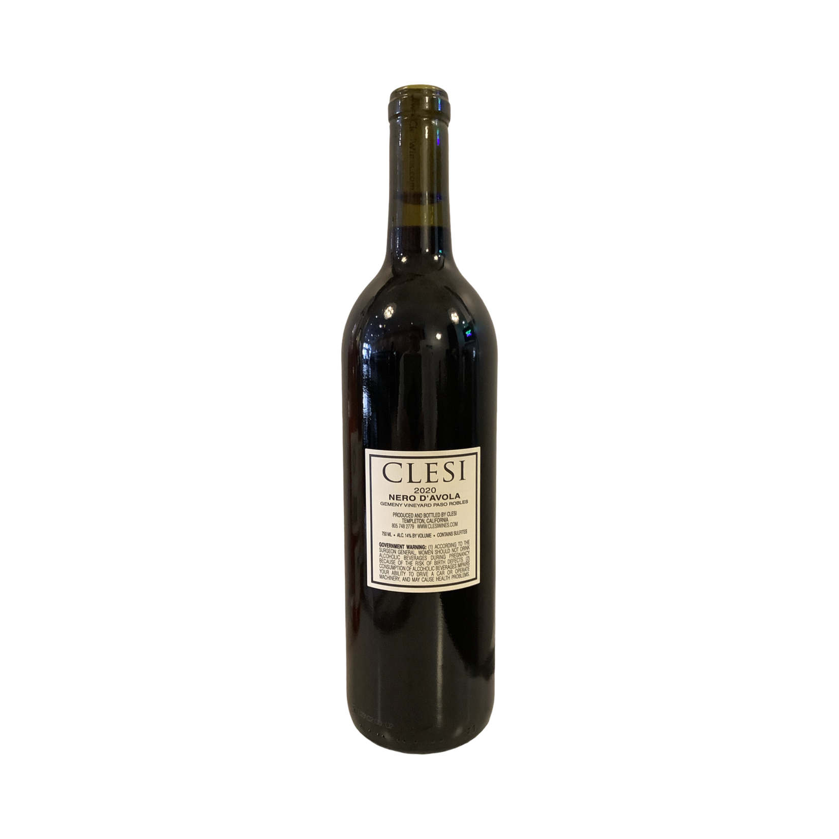 2020 Clesi "Gemeny Vineyard" Nero D'Avola, Templeton Gap | Paso Robles CA