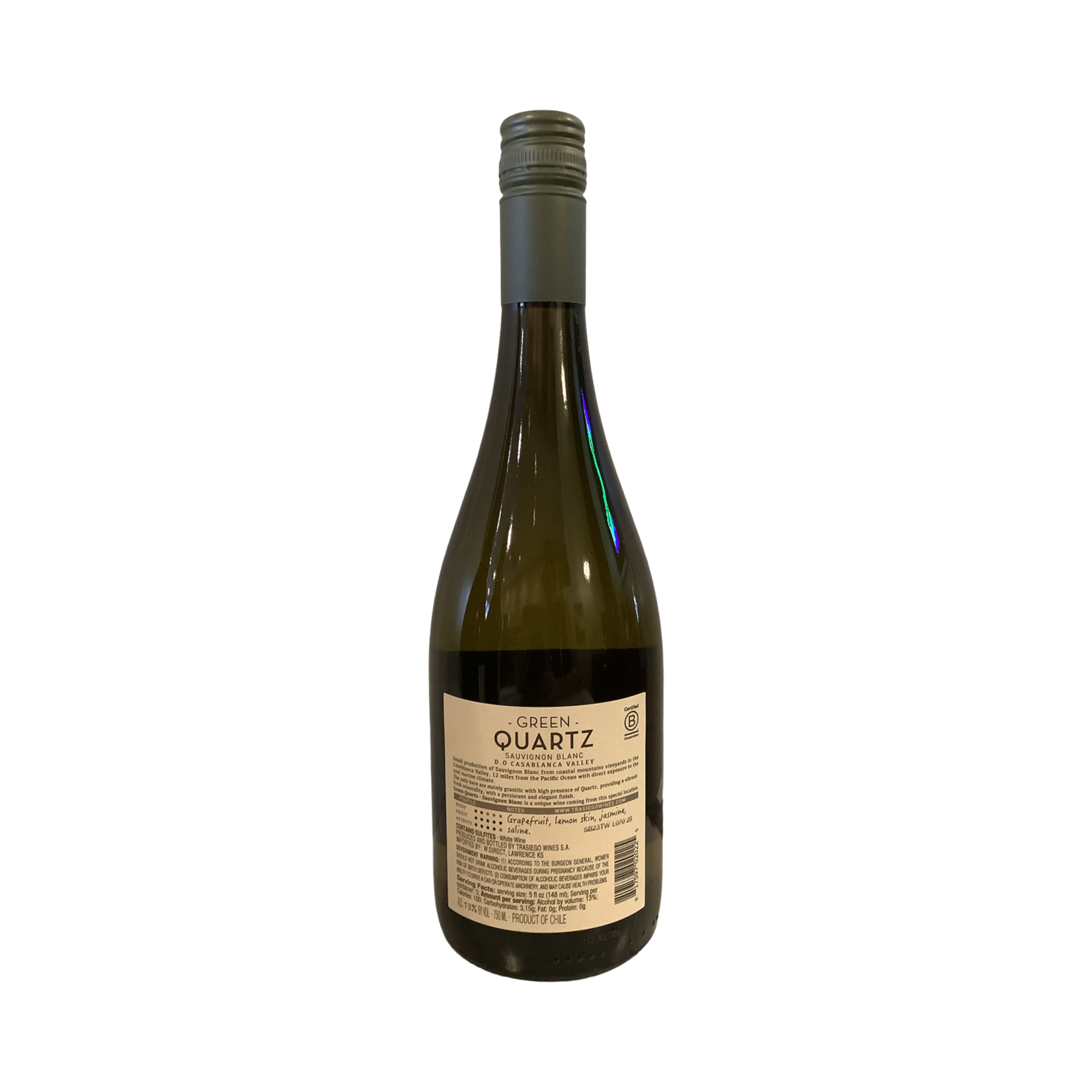 2023 Quartz Green Sauvignon Blanc, Chile