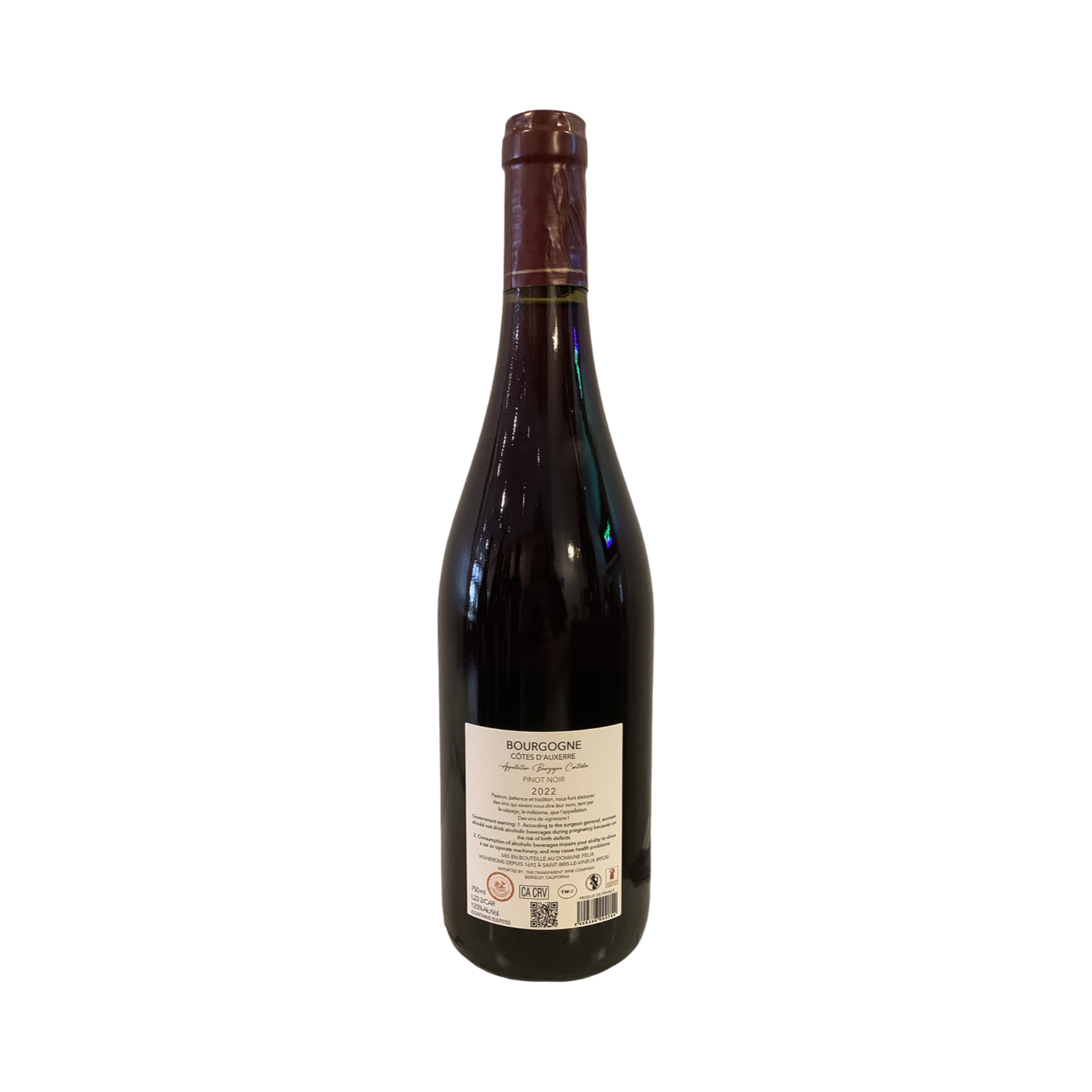 2022 Felix Bourgogne Pinot Noir | Burgundy, France