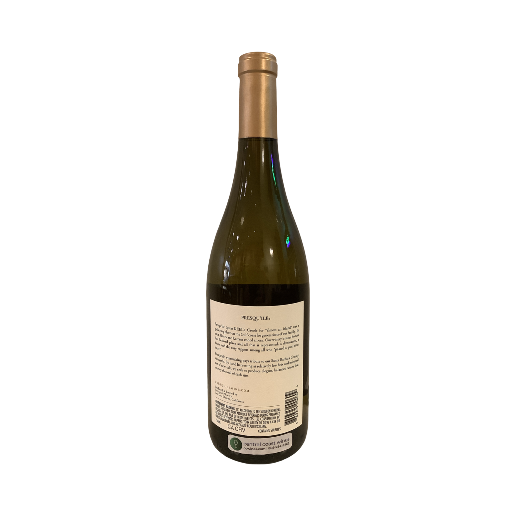 2023 Presqu'ile Chardonnay, Santa Barbara County CA