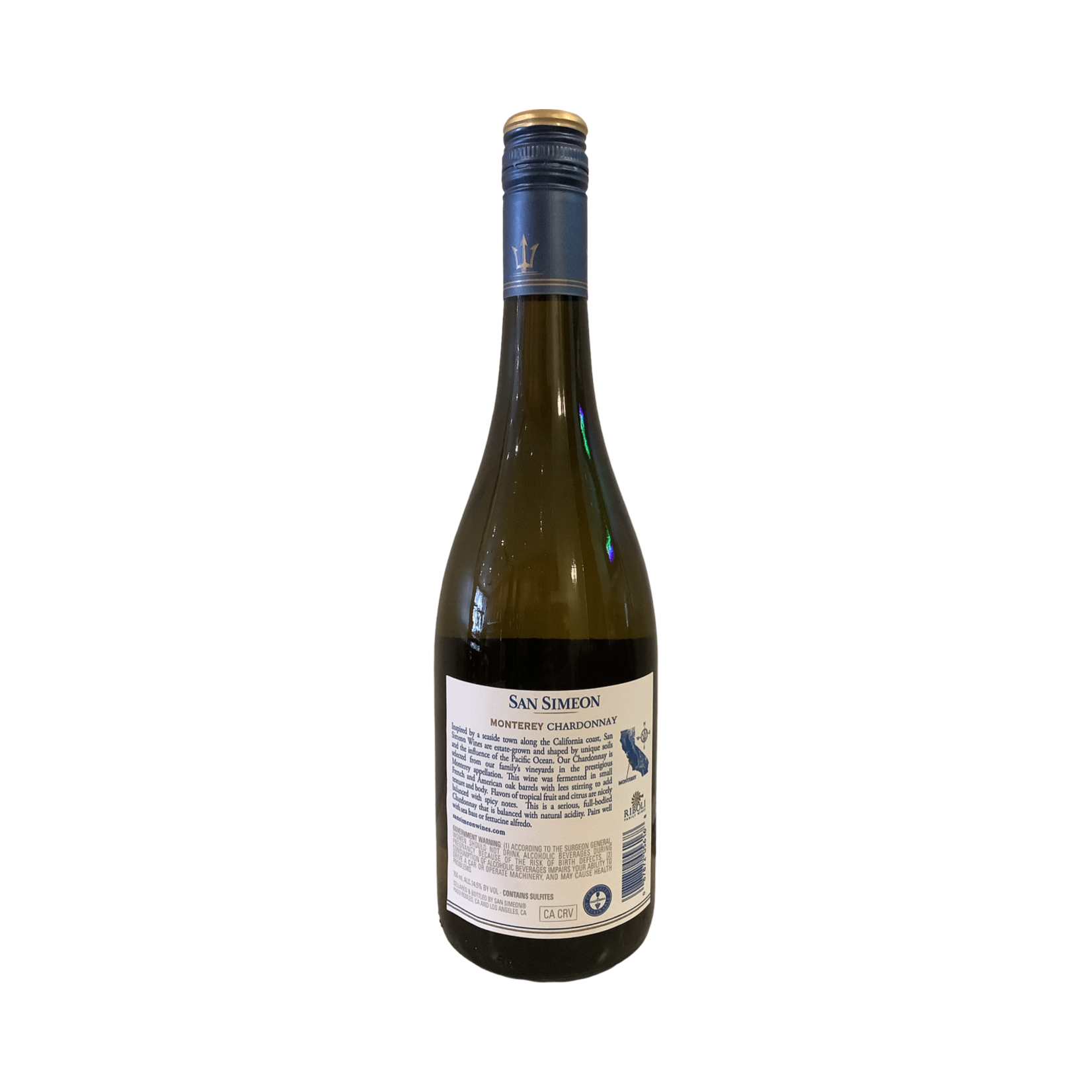 2022 San Simeon Chardonnay, Monterey County CA