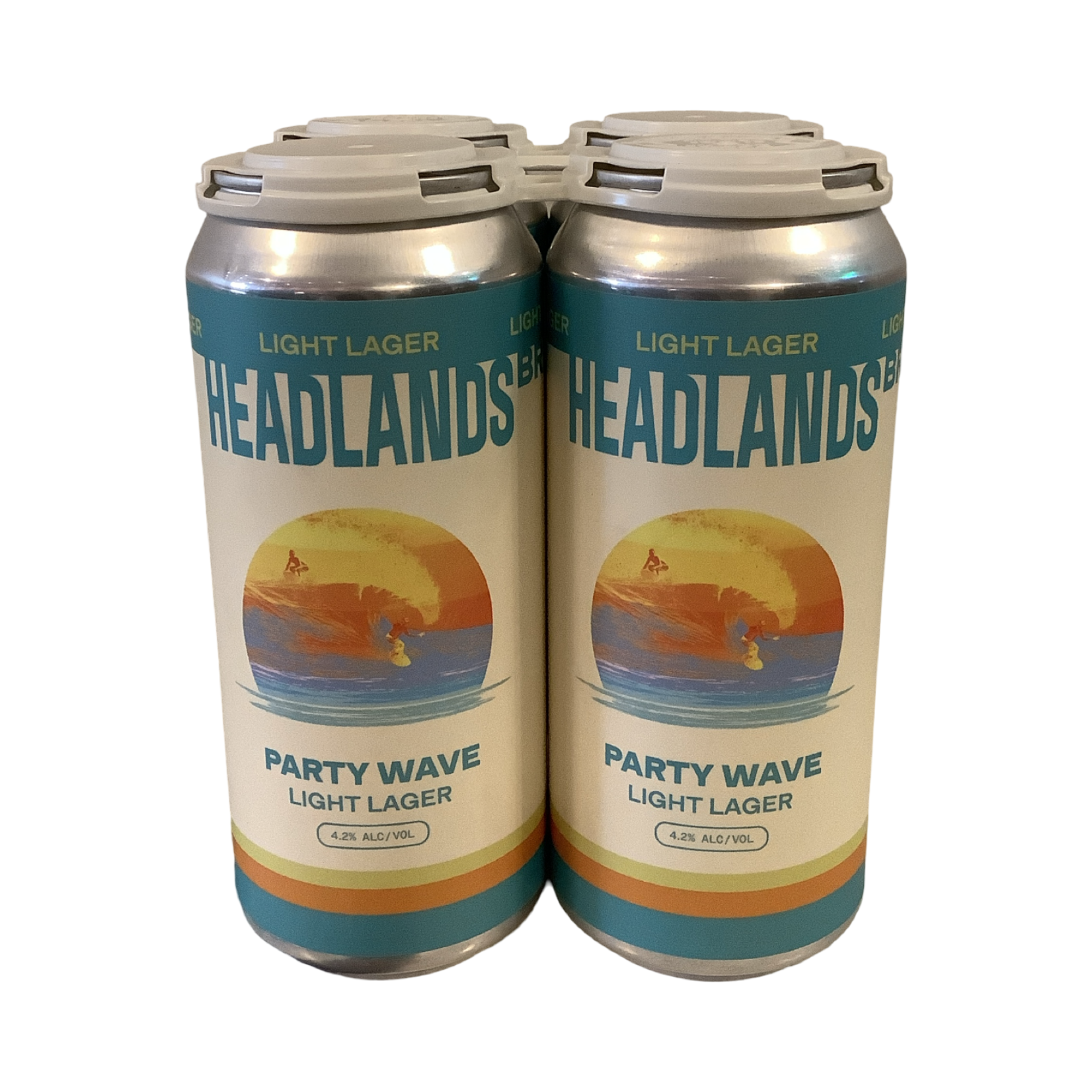 Headlands "Party Wave" Light Lager (16 OZ), California