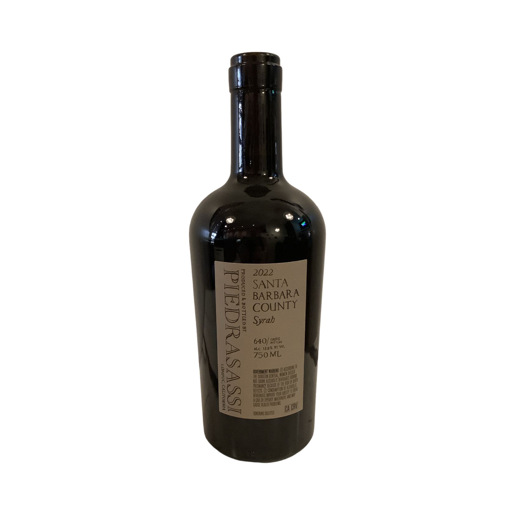2022 Piedrasassi "PS" Syrah, Santa Barbara County CA