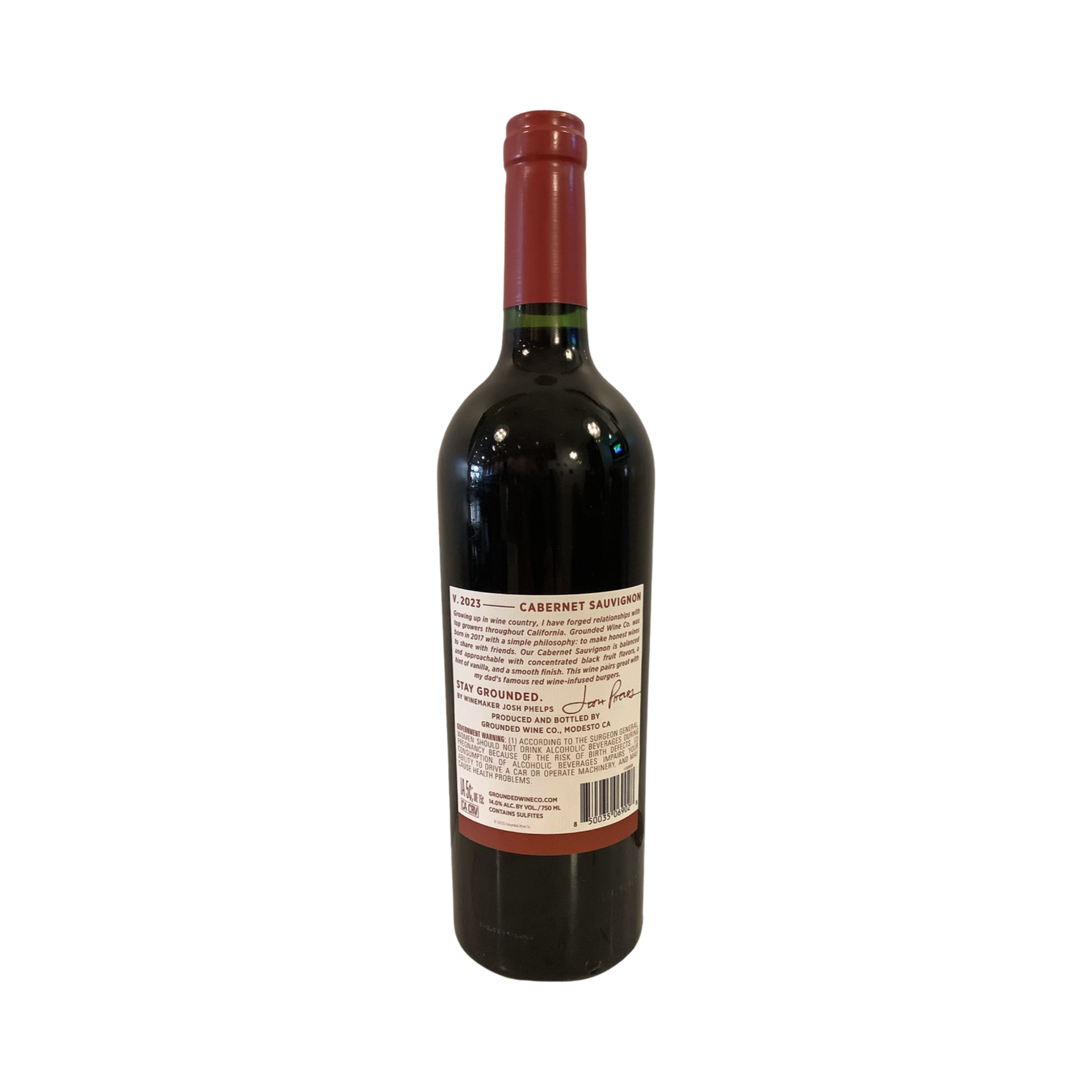 2023 Grounded Wine Cabernet Sauvignon, California