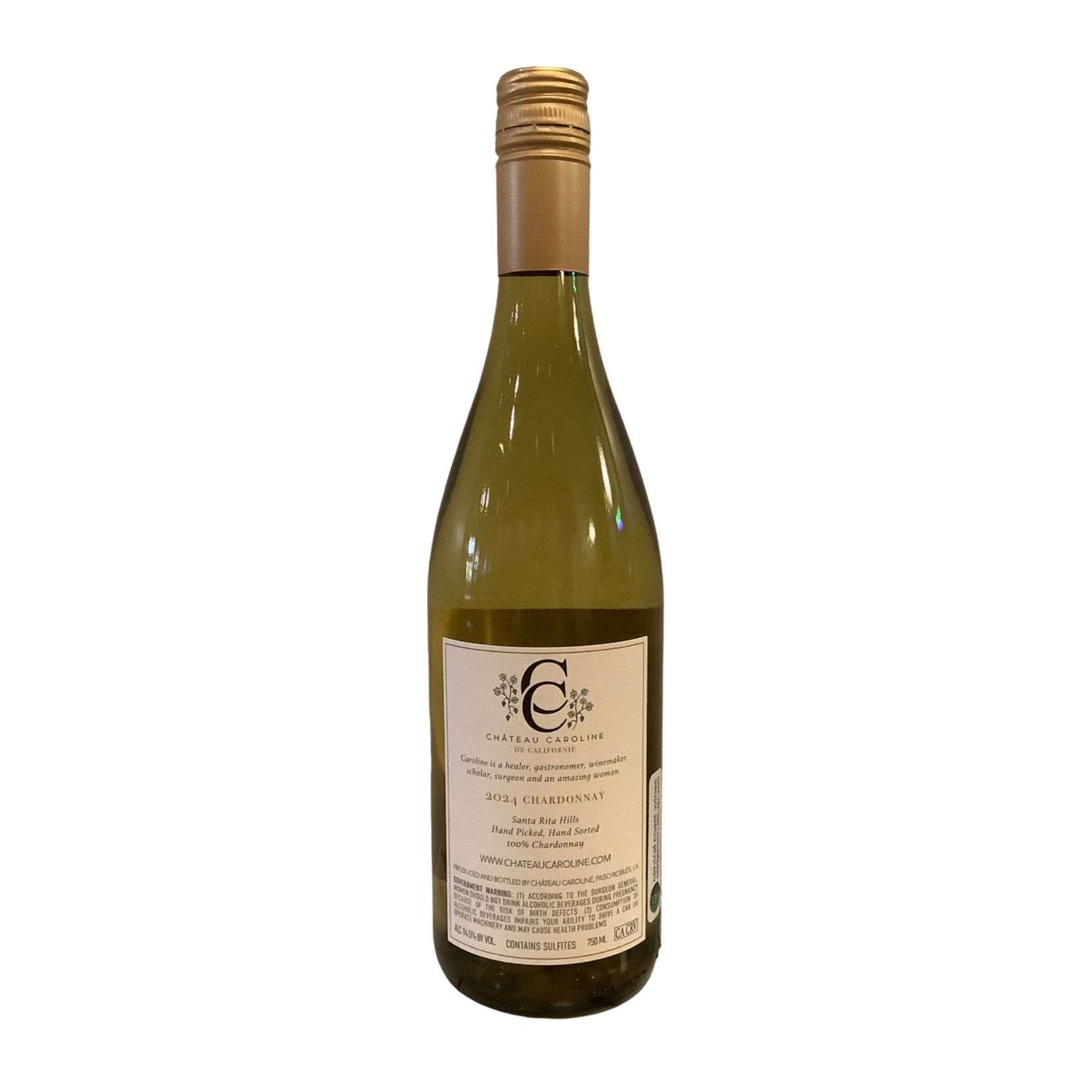 2023 Chateau Caroline Chardonnay, Paso Robles CA