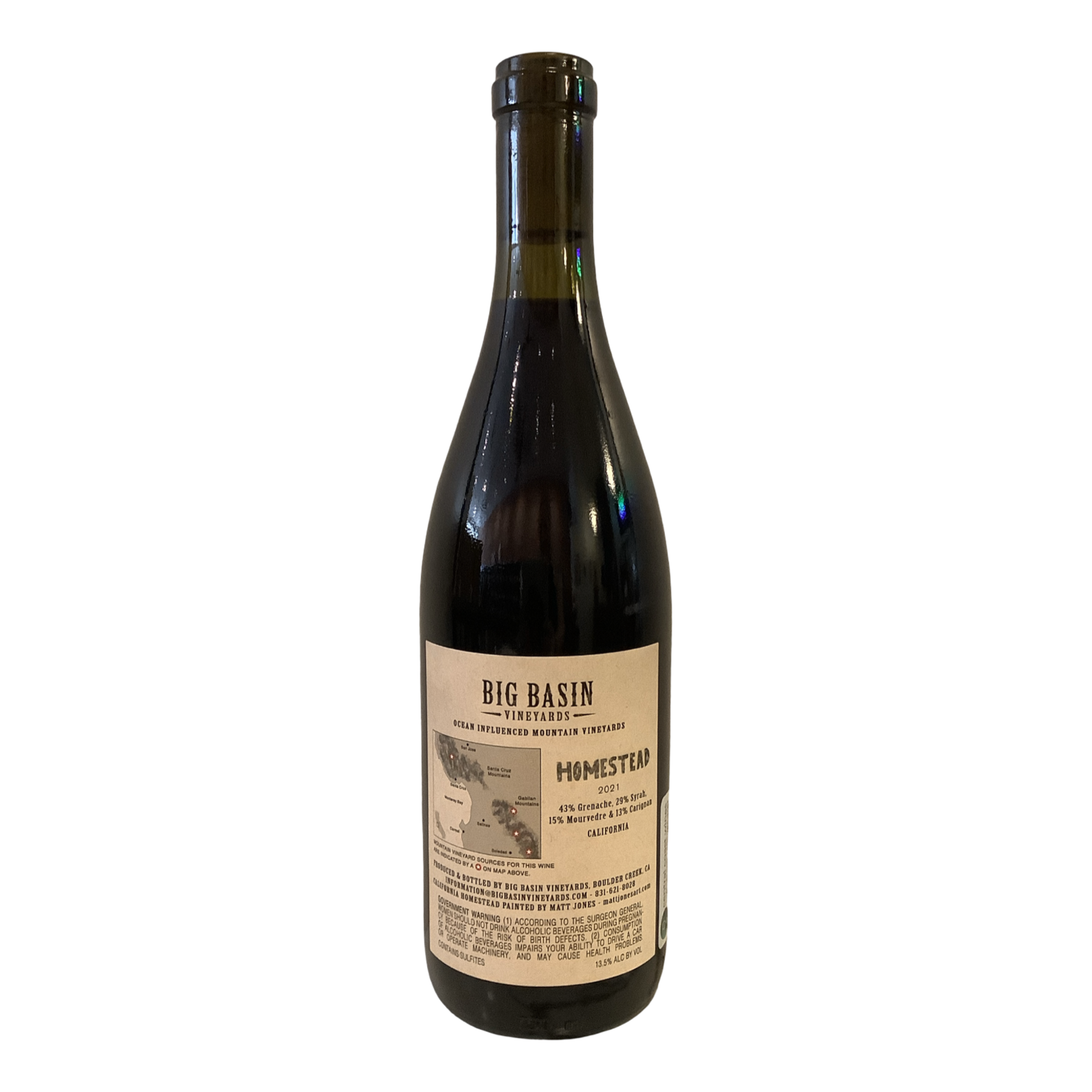 2021 Big Basin "Homestead" Blend,  Central Coast CA