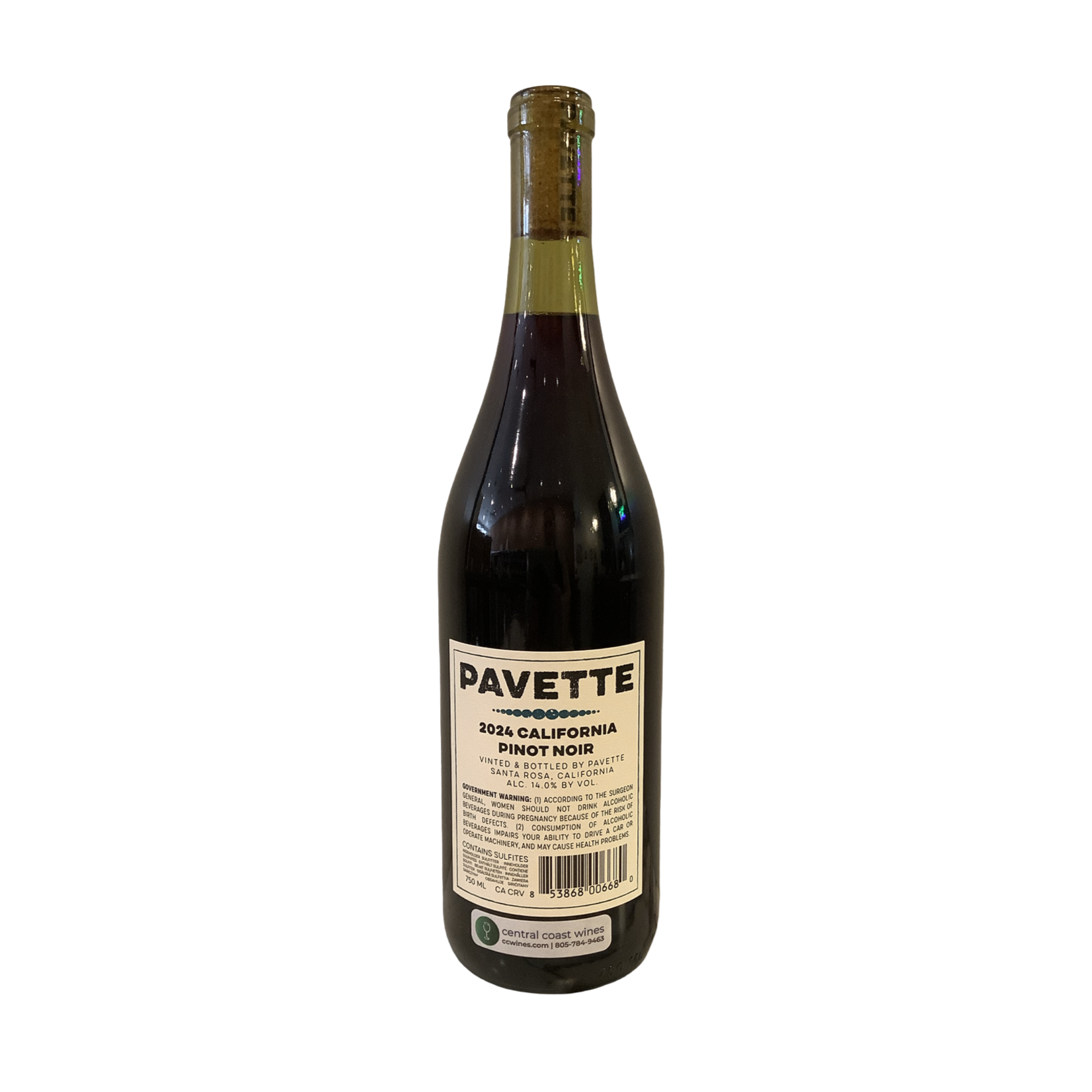 2024 Pavette Pinot Noir, California