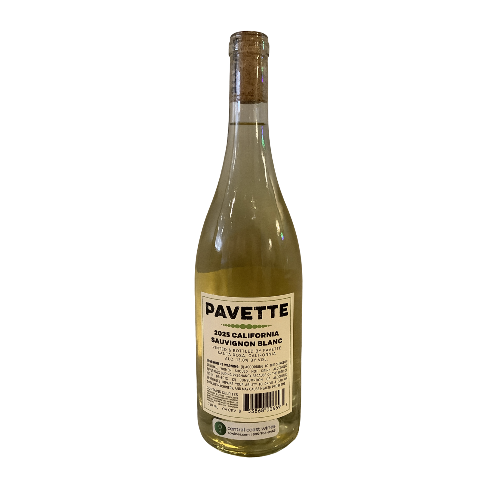 2025 Pavette Sauvignon Blanc, California