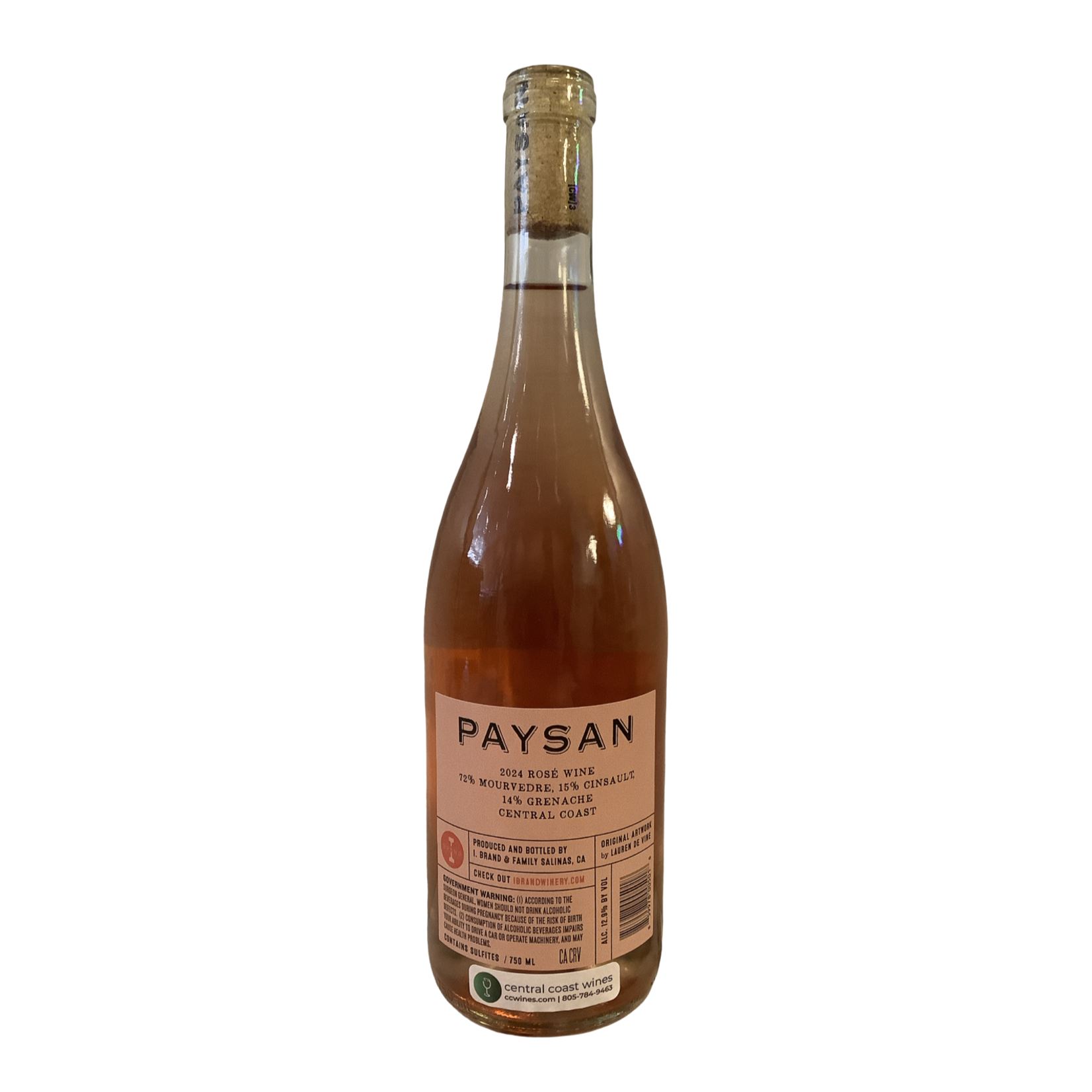 2024 Paysan Rosé, Central Coast CA
