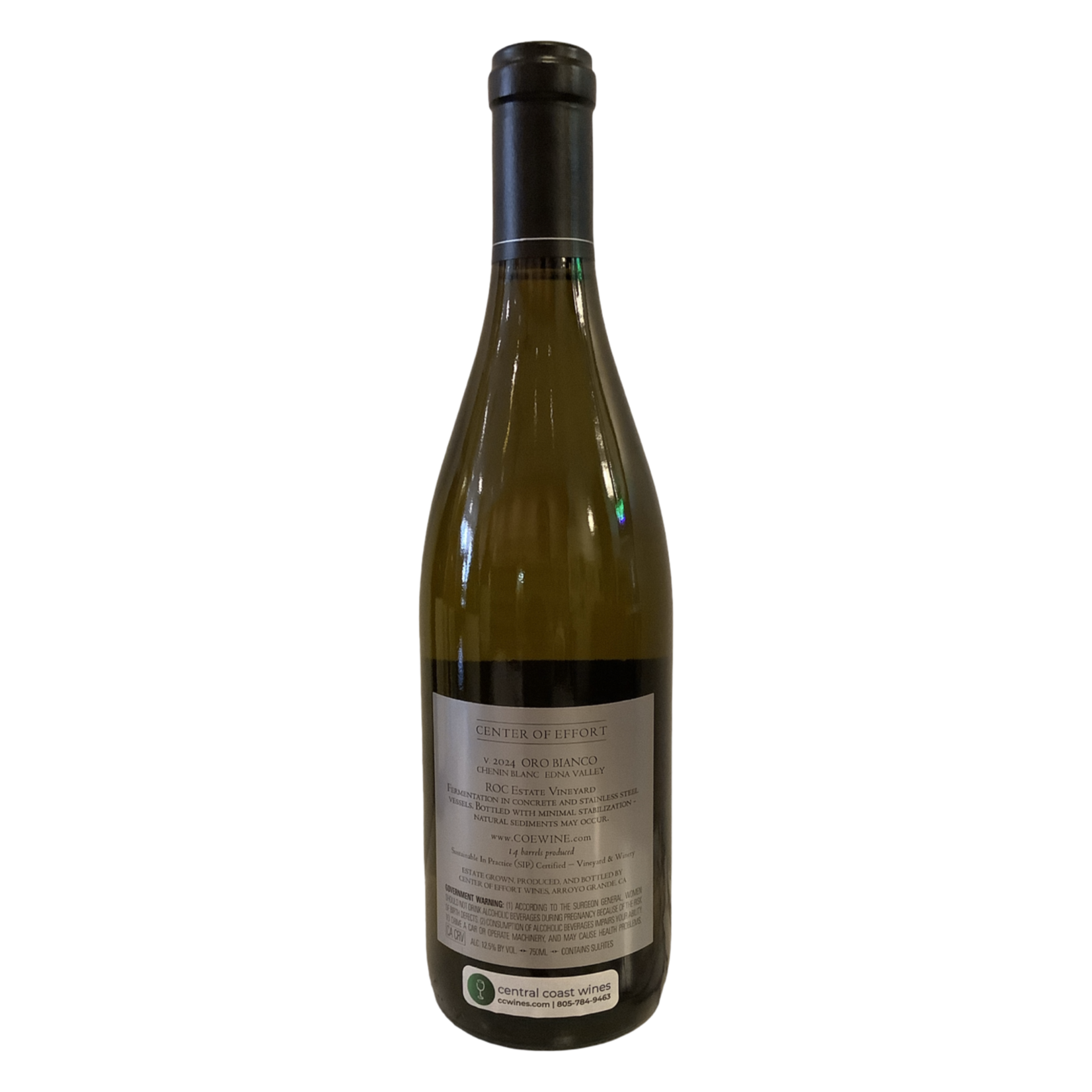 2024 Center of Effort "Oro Bianco" Chenin Blanc, Edna Valley CA