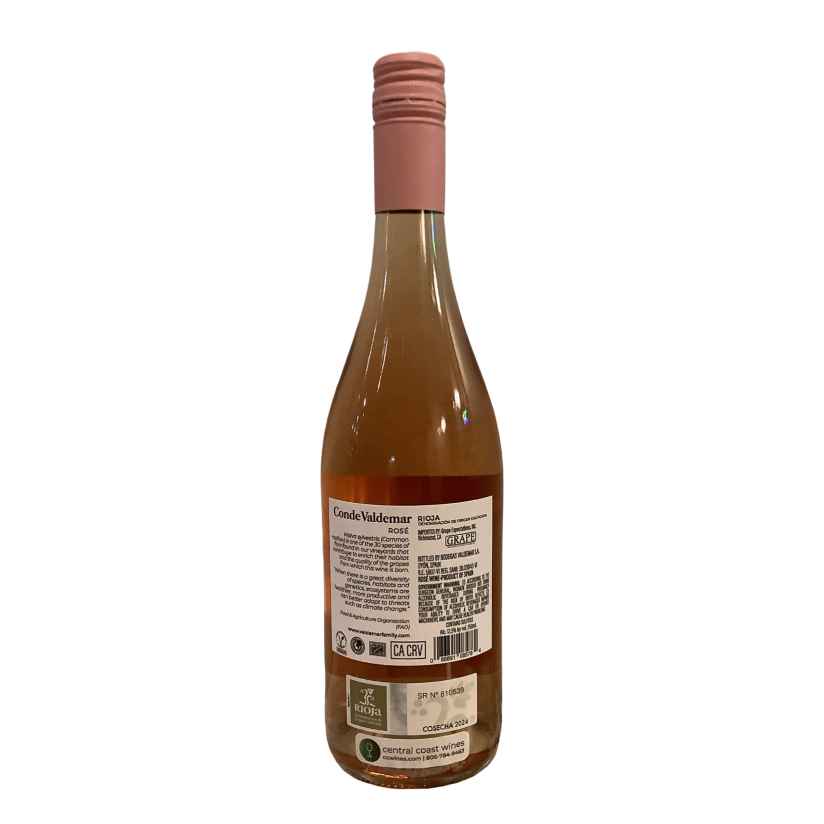2024 Valdemar Conde Rosé, Spain
