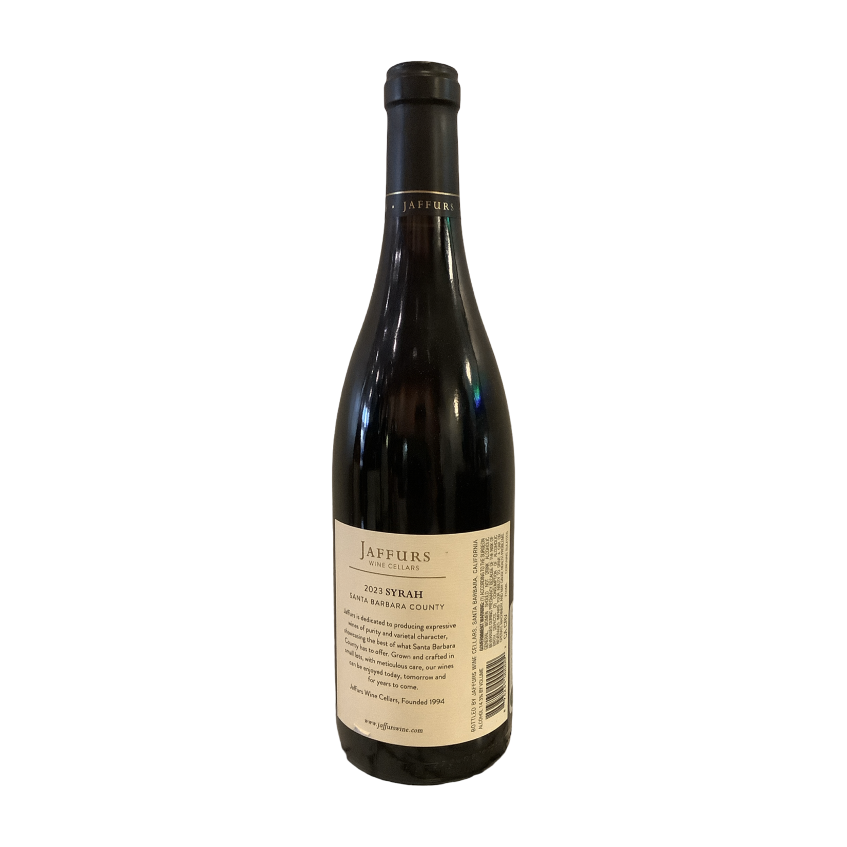 2023 Jaffurs Syrah, Santa Barbara County CA