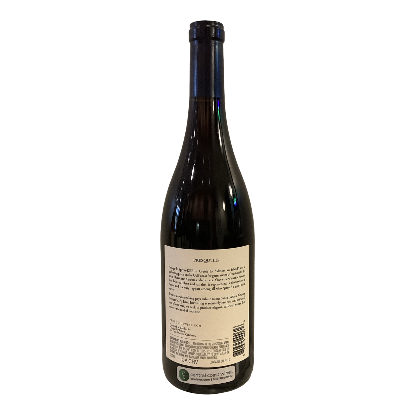 2024 Presqu'ile Pinot Noir, Santa Barbara County CA