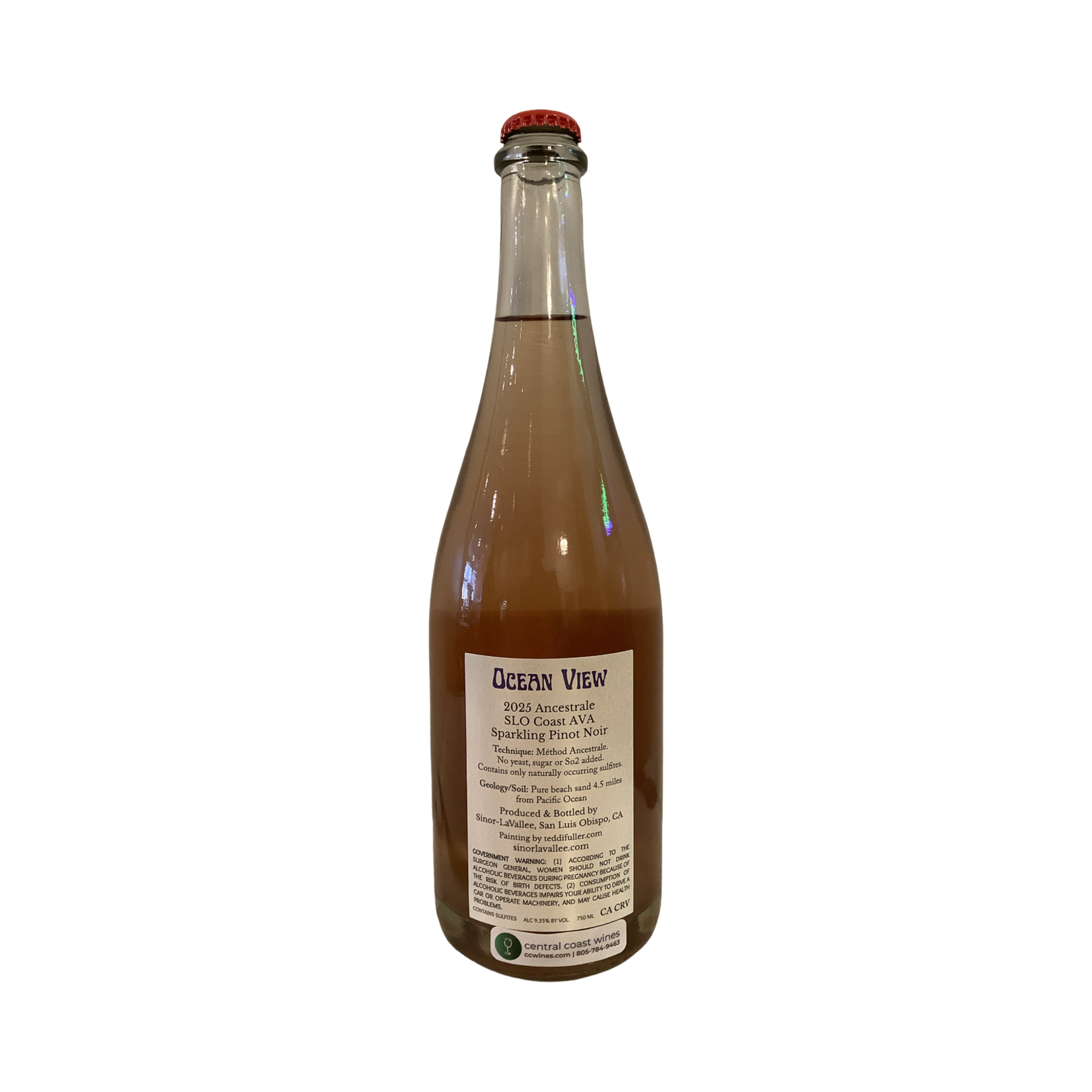 2025 Sinor-LaVallee Sparkling Pinot Noir Ancestrale, SLO Coast AVA CA