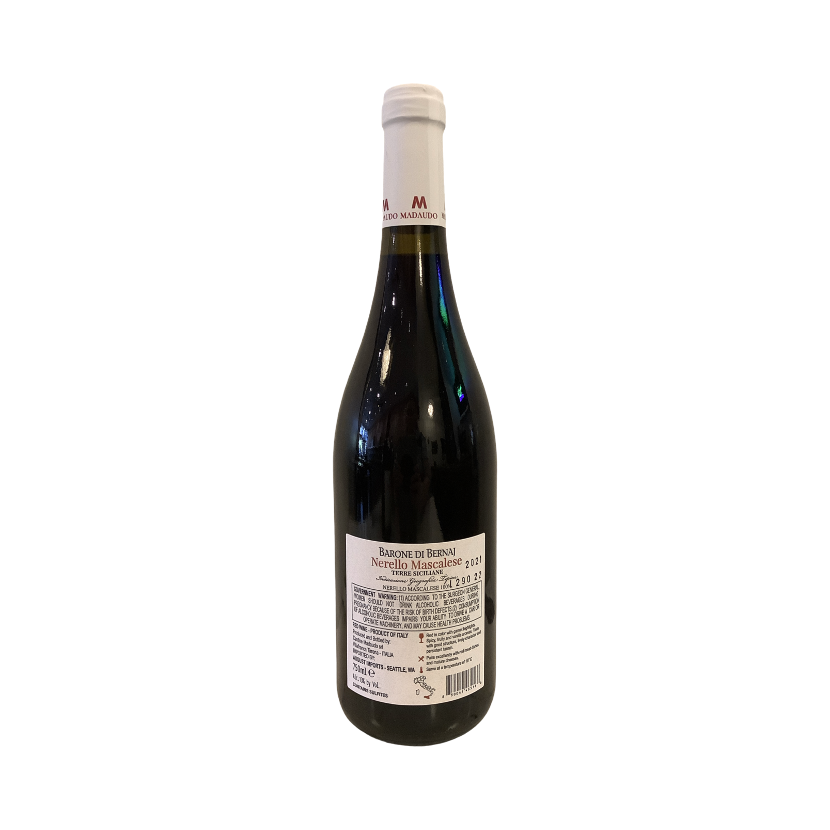2021 Cantina Maduado "Baron of Bernaj" Nerello Mascalese IGT, Sicily | Italy