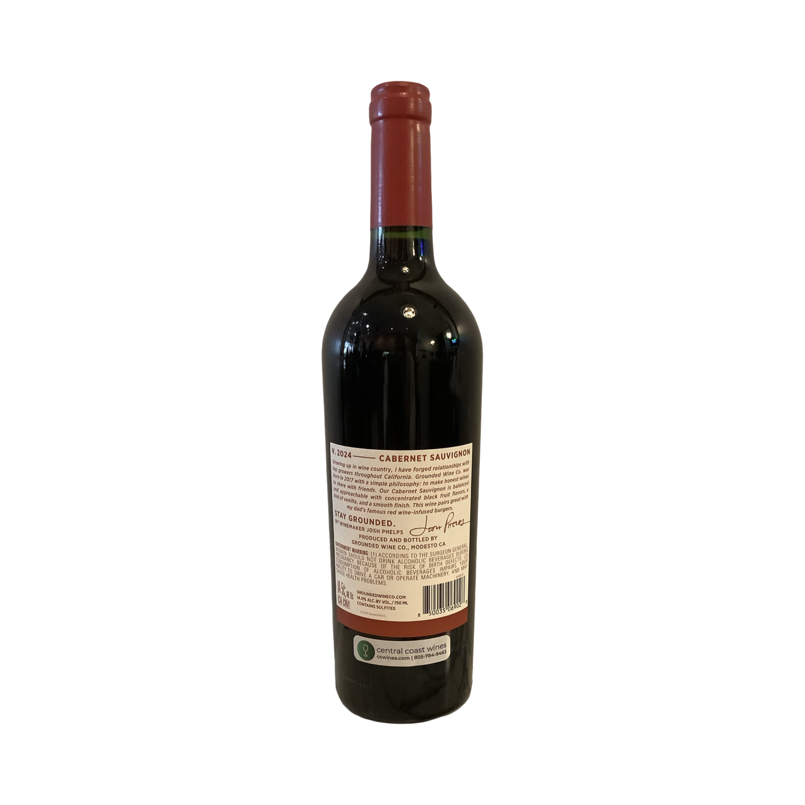 2024 Grounded Wine Cabernet Sauvignon, California