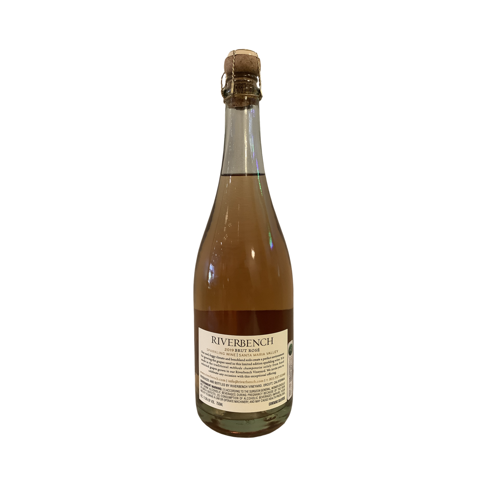 2019 Riverbench Brut Rosé, Santa Maria Valley CA