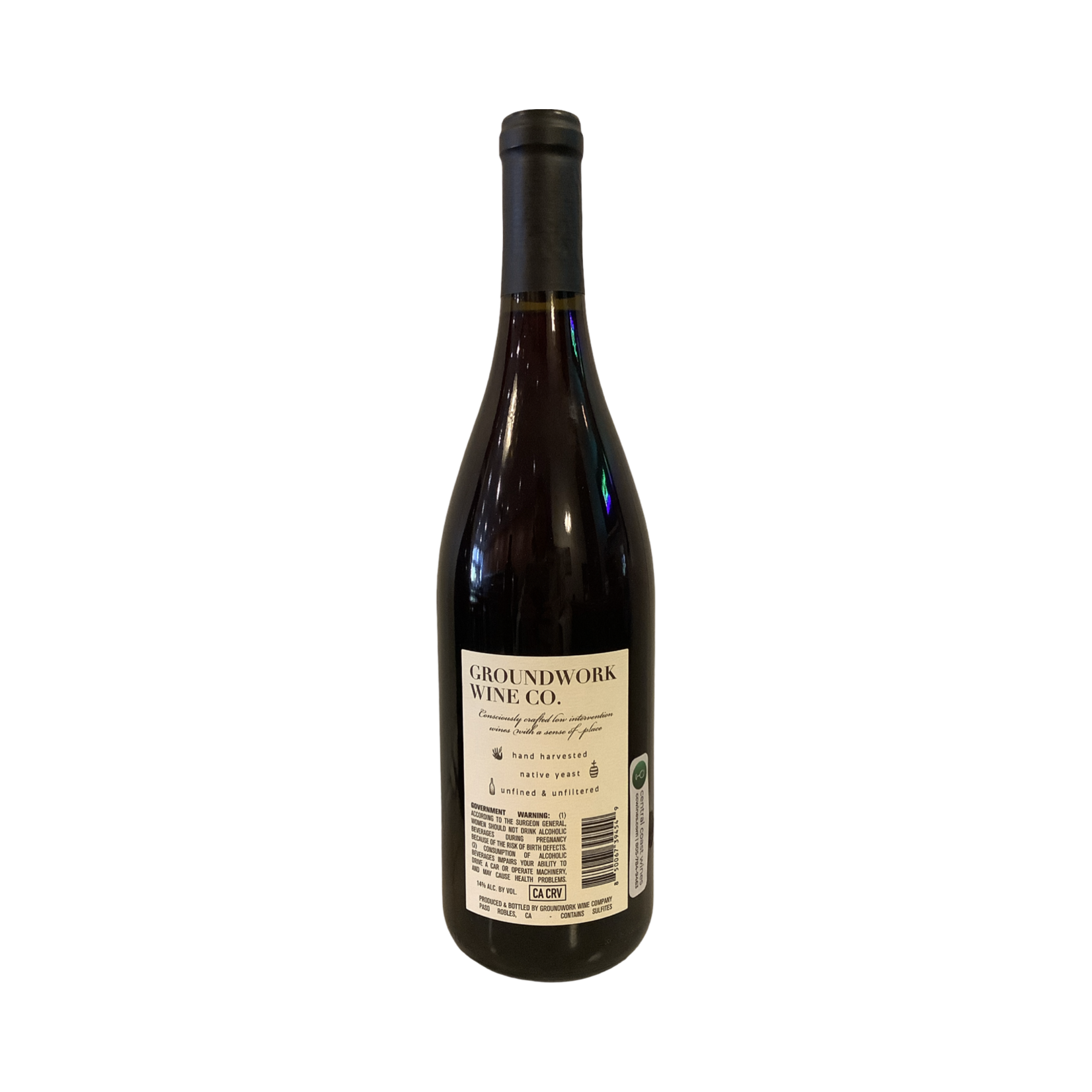 2024 Groundwork “Classic” Grenache, SLO Coast CA